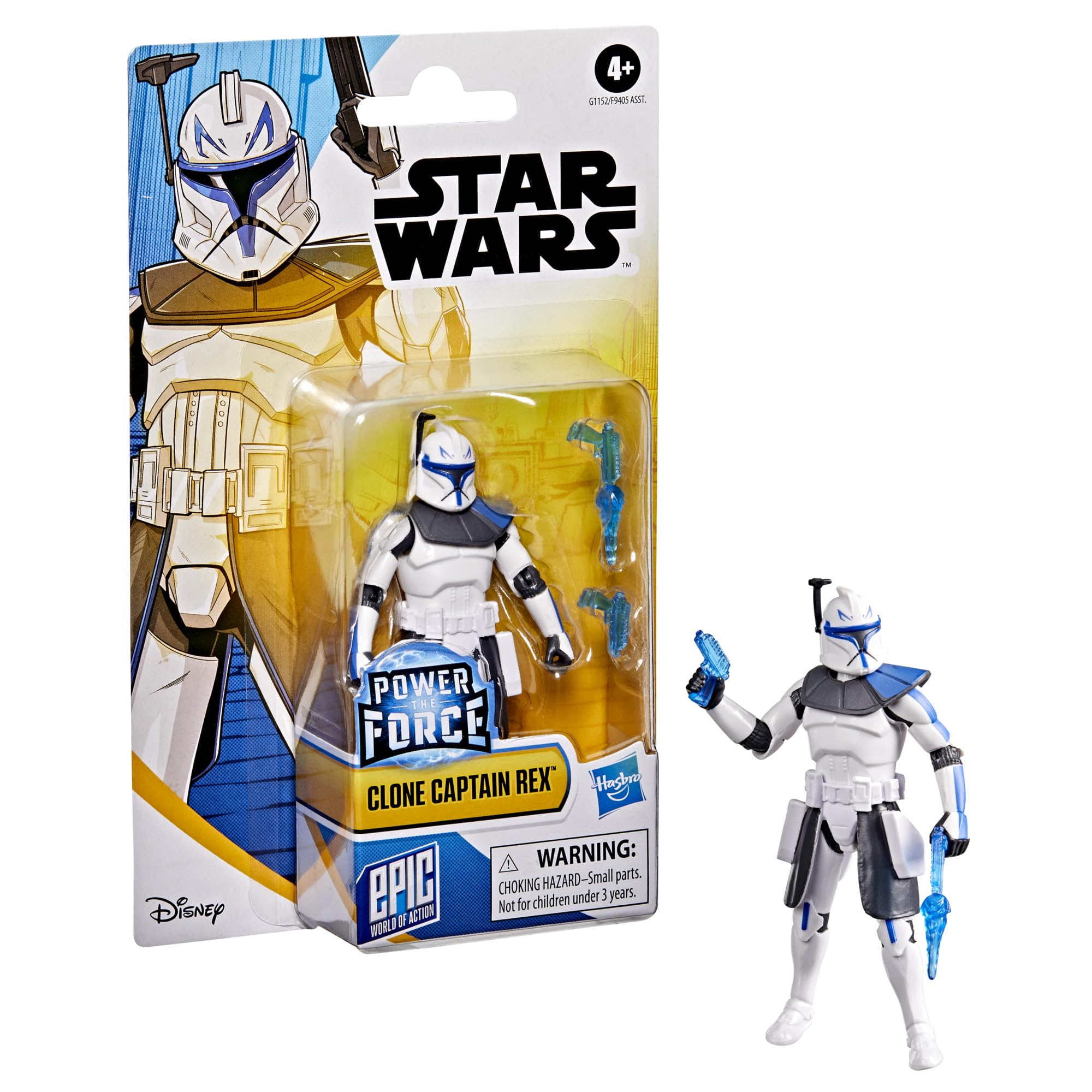 Star Wars Epic World of Action Clone Captain Rex - 10-cm Action Figure with 9 Points of Articulation 6