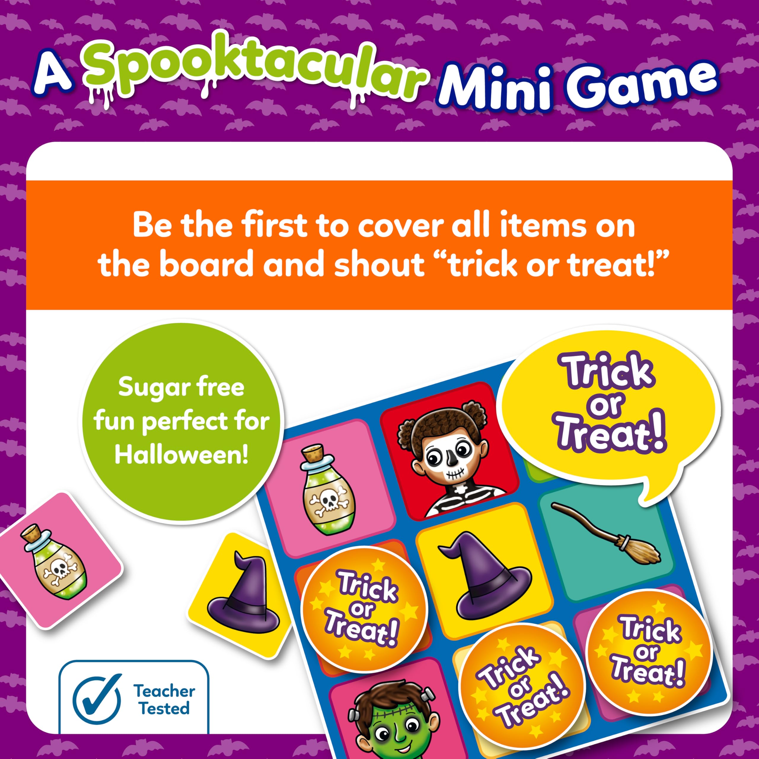 Orchard Toys Halloween Bingo Mini Game - Spooky Travel Game for Ages 3+ 2