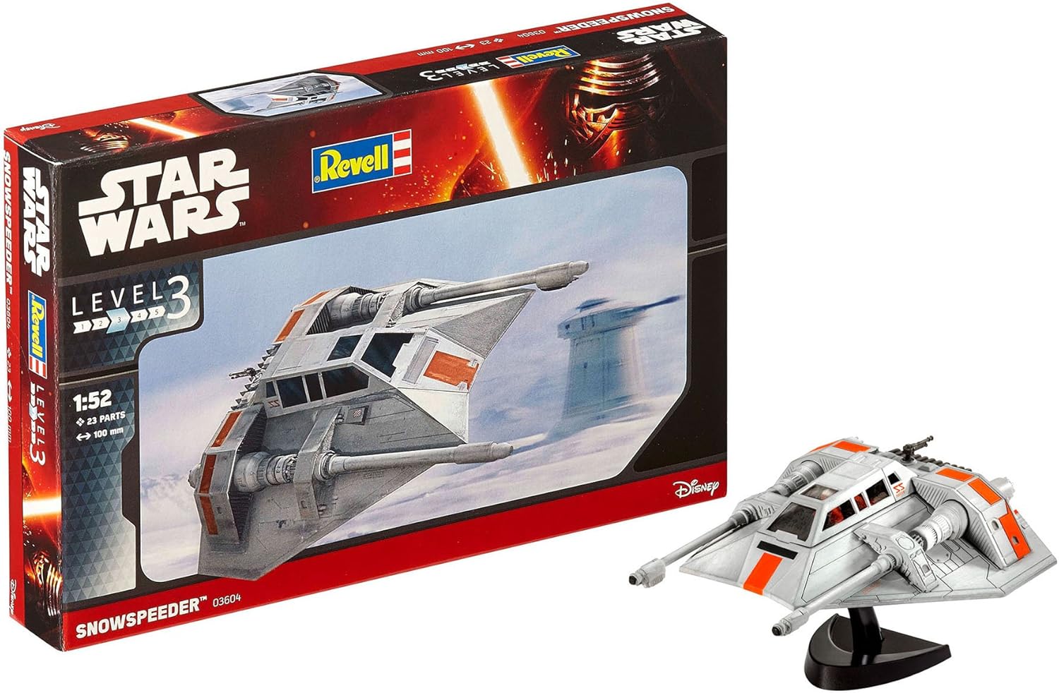 Revell Star Wars Snowspeeder Model Kit - 23-Piece Building Set for Ages 10+