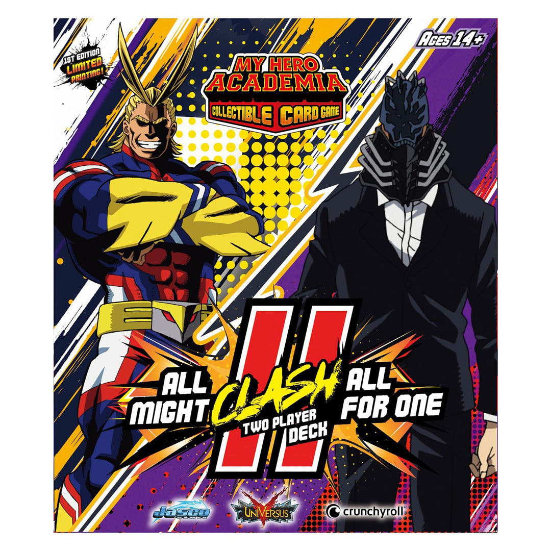 Jasco Games My Hero Academia All Might vs. All for One Two Player Clash Decks