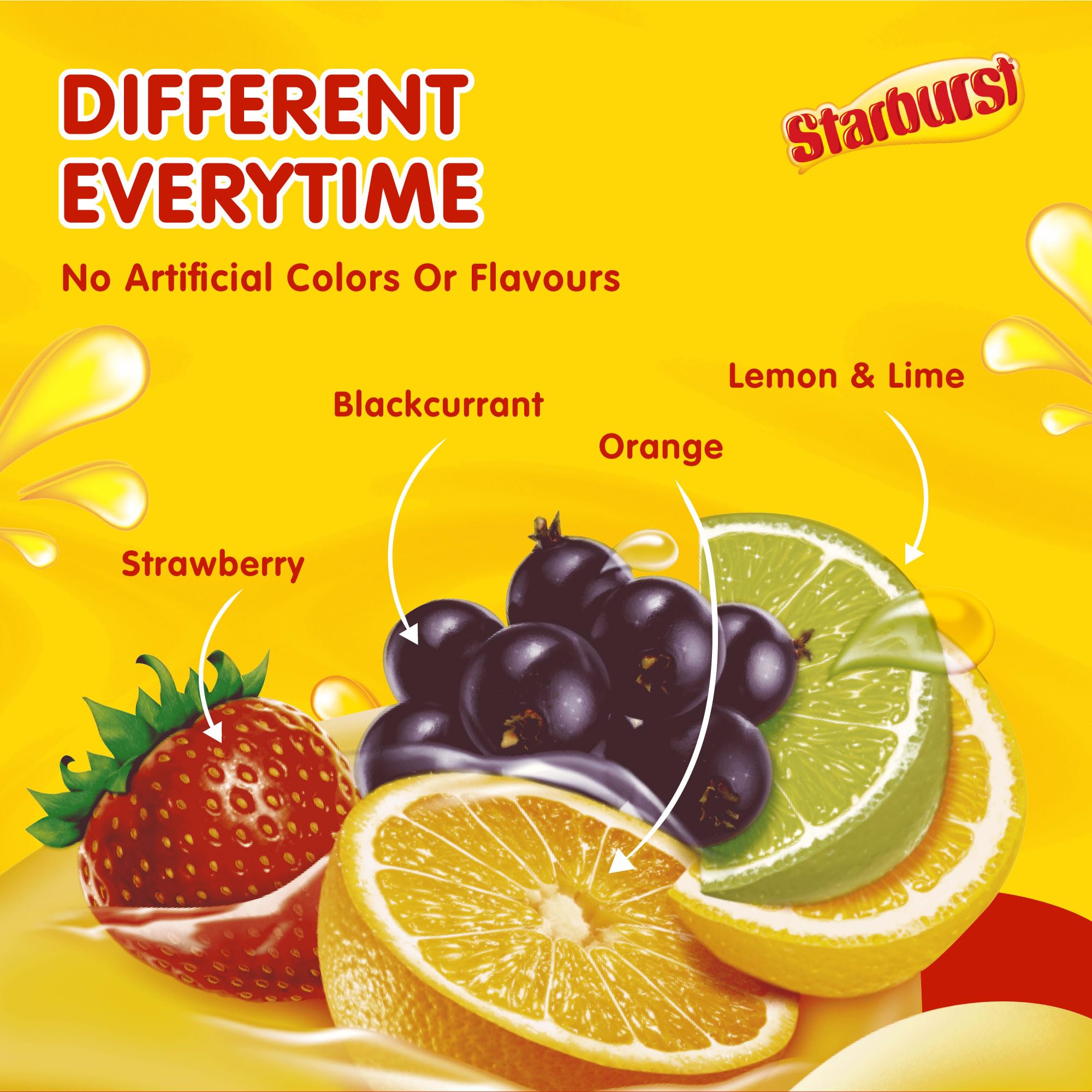 Starburst - Vegan Sweets Fruit Flavoured Bulk Box (24 x 45g Packs) 5