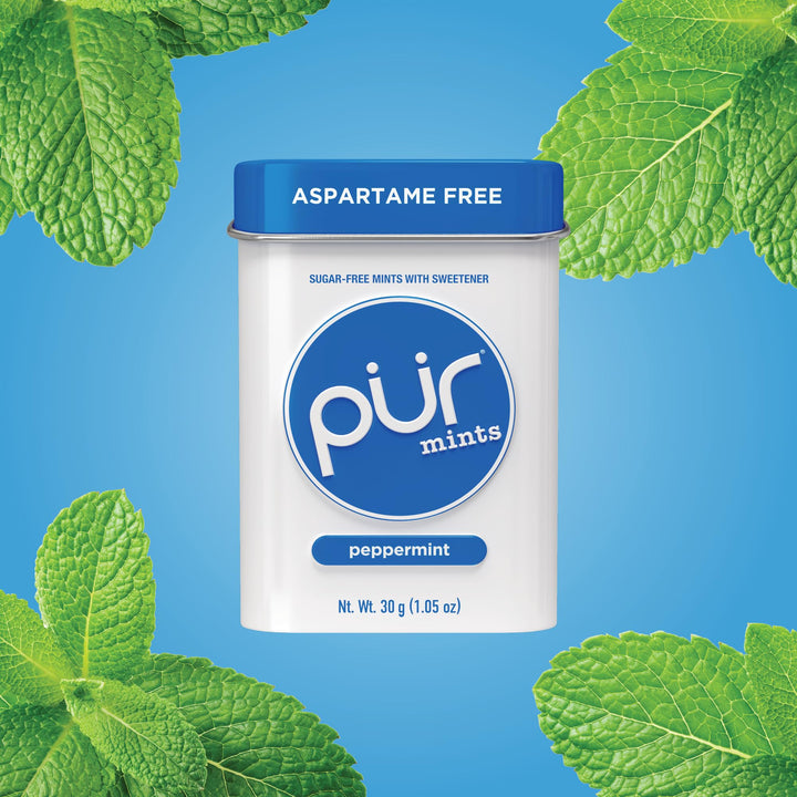 PUR - Aspartame Free Mints, Sugar Free with Xylitol (360g Tin)