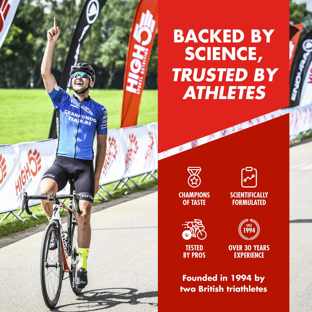 HIGH5 Energy Gel Pack - 20 x 40g Sachets for Running, Cycling, Endurance Sports - Natural Fruit Juice, Caffeine-Free (Assorted Flavours)