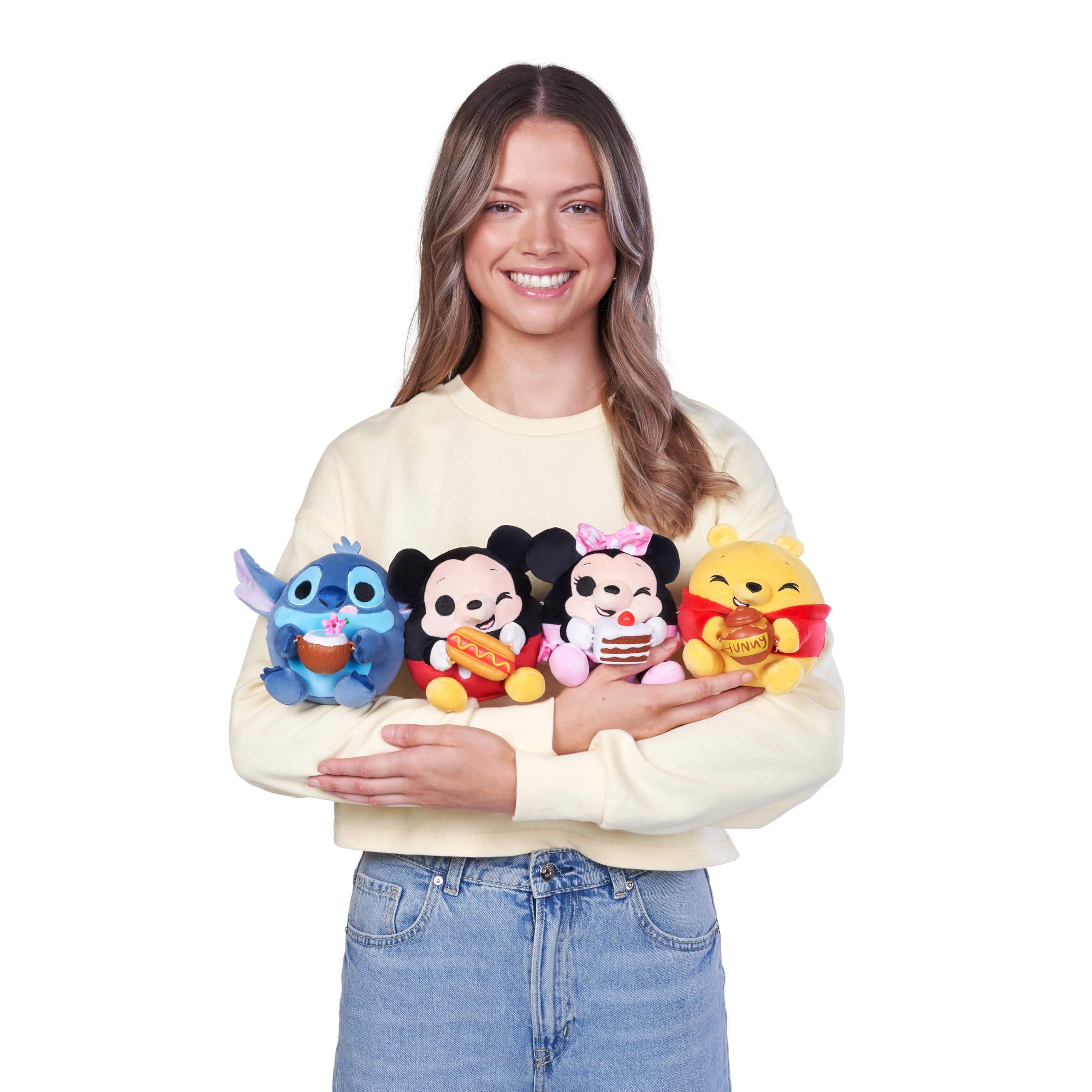 Snackles Disney 5-inch Plush with Snack - Super-Soft Huggable Stuffed Toy 7
