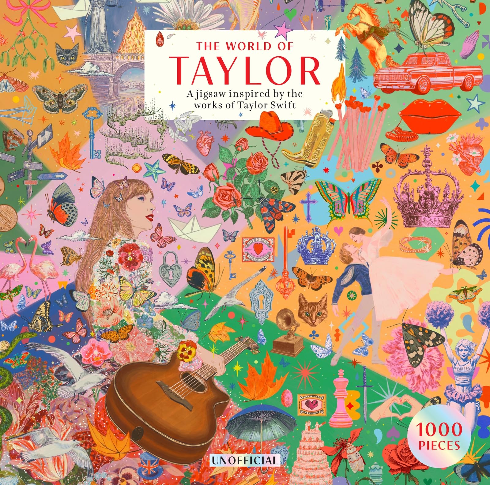 The World of Taylor 1000-Piece Jigsaw Puzzle - Unofficial Taylor Swift Eras Puzzle by Anna Higgie 1