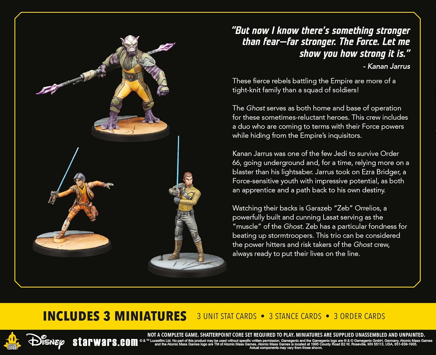 Atomic Mass Games Star Wars: Shatterpoint Stronger Than Fear Squad Pack 5