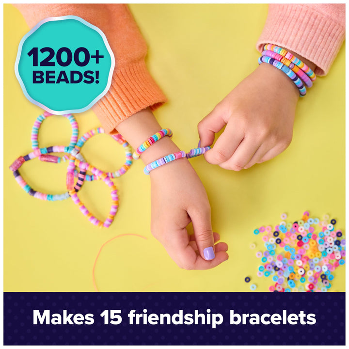 Cool MAKER Stack’d Heishi Studio Bracelet Making Kit - Easy Beading Pen for Kids