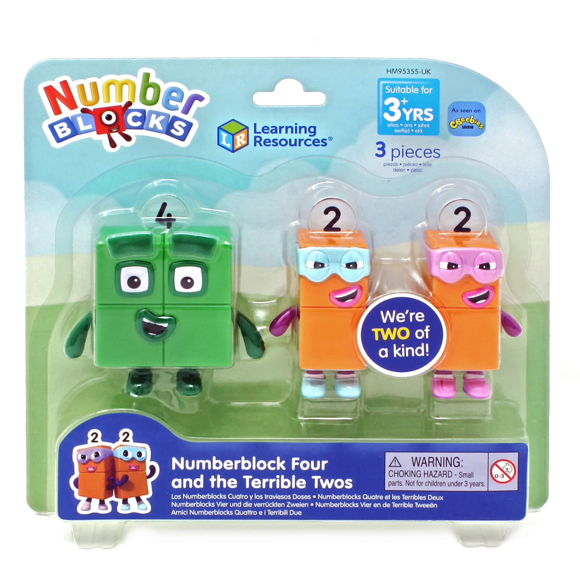 Numberblocks Four and the Terrible Twos - Collectible Play Figures for Ages 3+ 1
