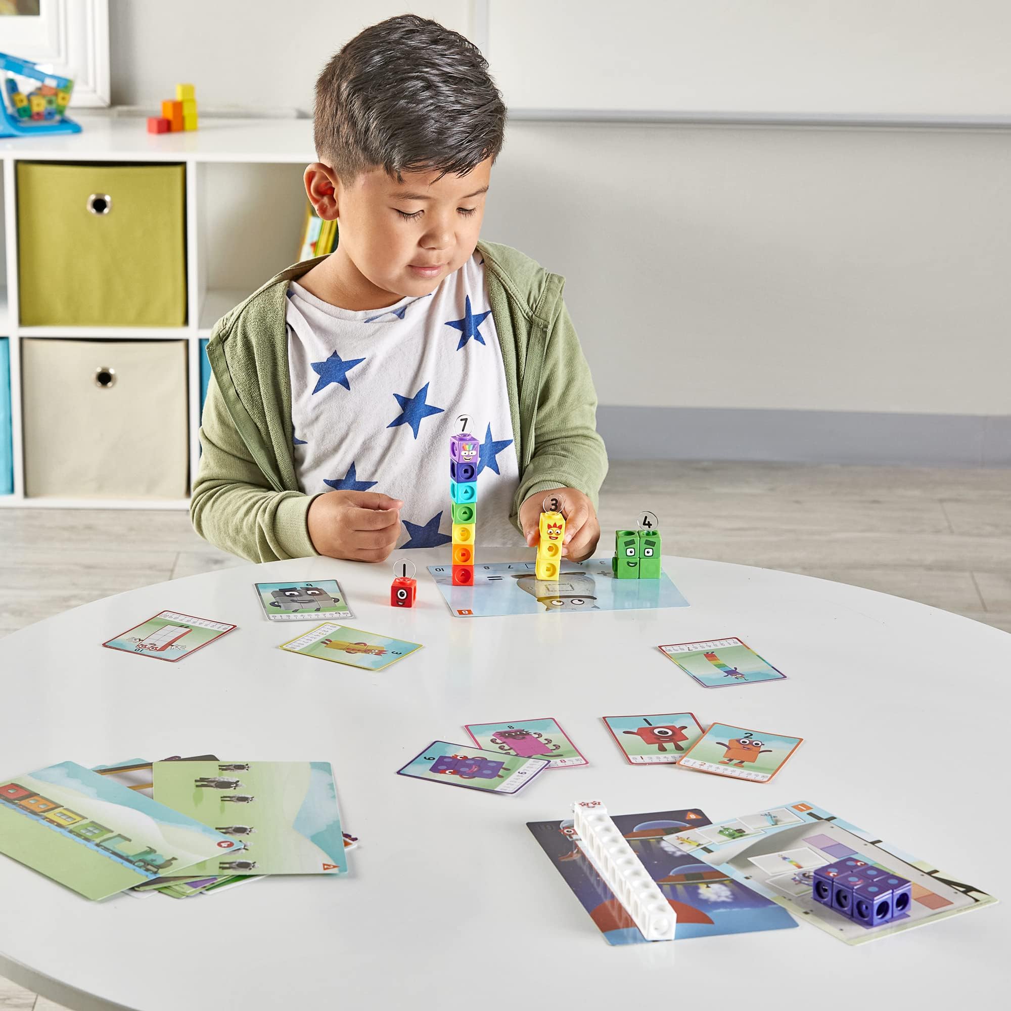 Learning Resources MathLink Cubes Numberblocks 1-10 Activity Set for Early Years Maths | Ages 3+ 4
