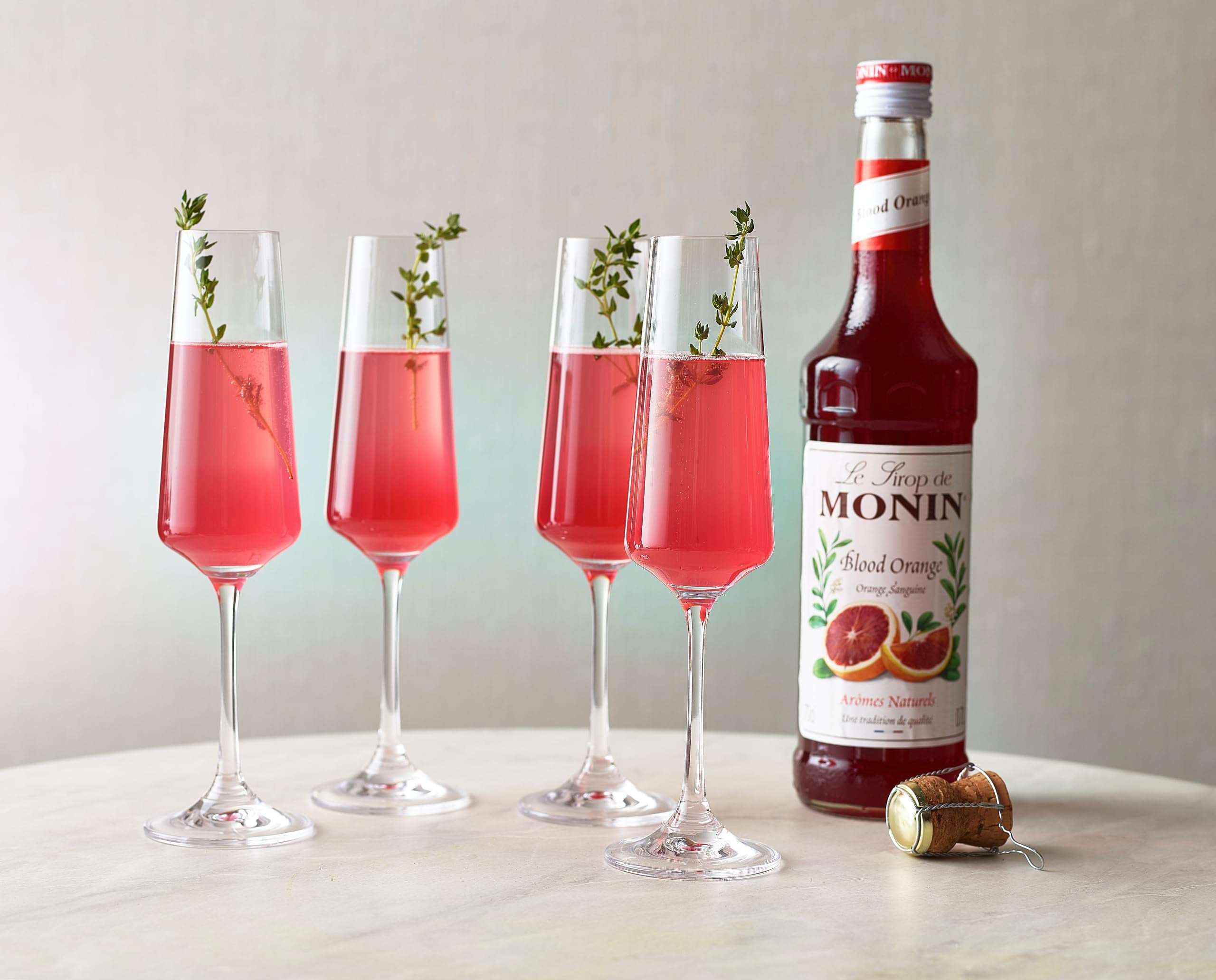 Monin Premium Blood Orange Syrup - 700ml for Cocktails & Mocktails | Vegan-Friendly 5