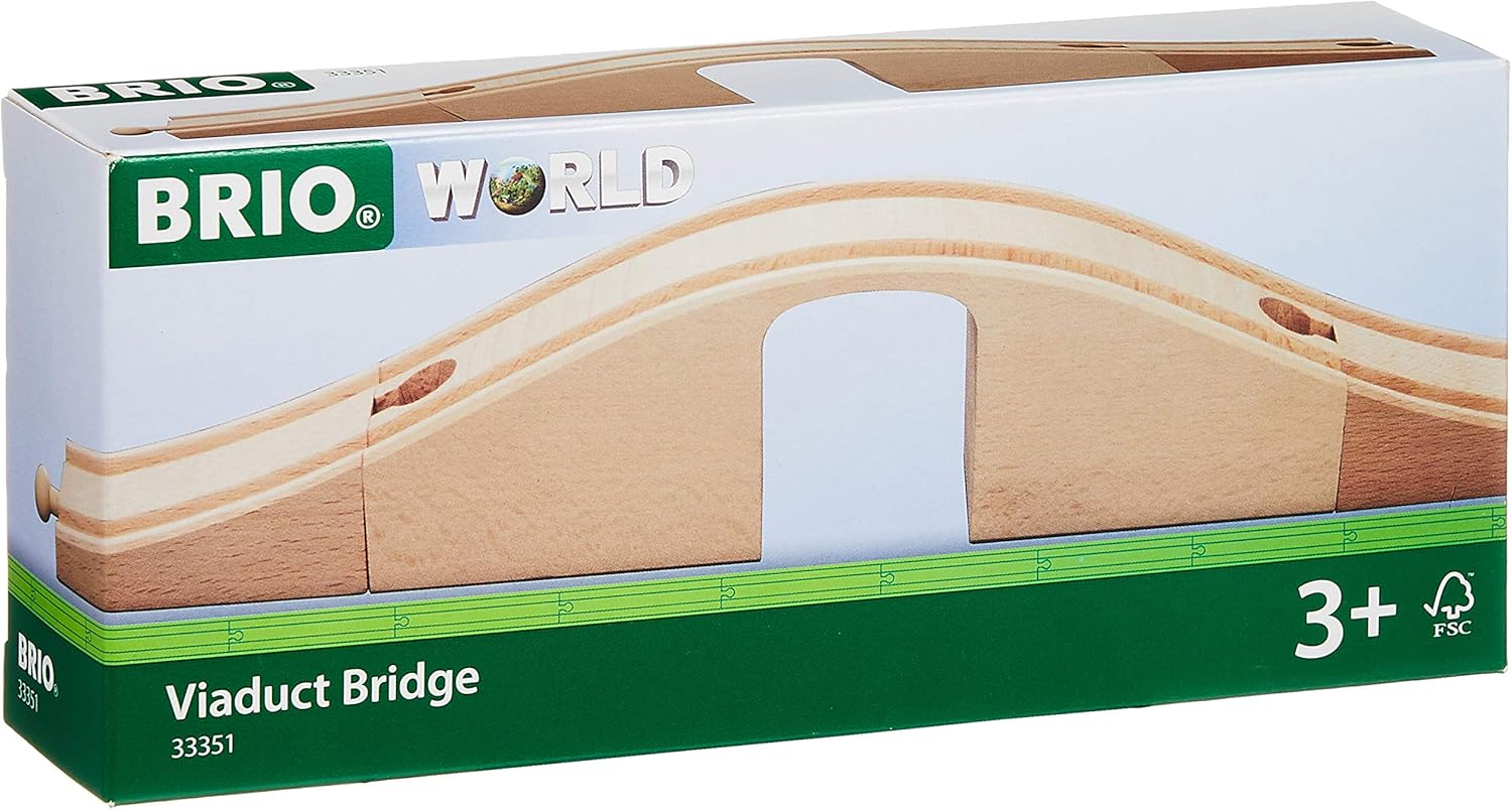 BRIO World Viaduct Bridge - Wooden Train Set Accessory for Kids 3 Years Up