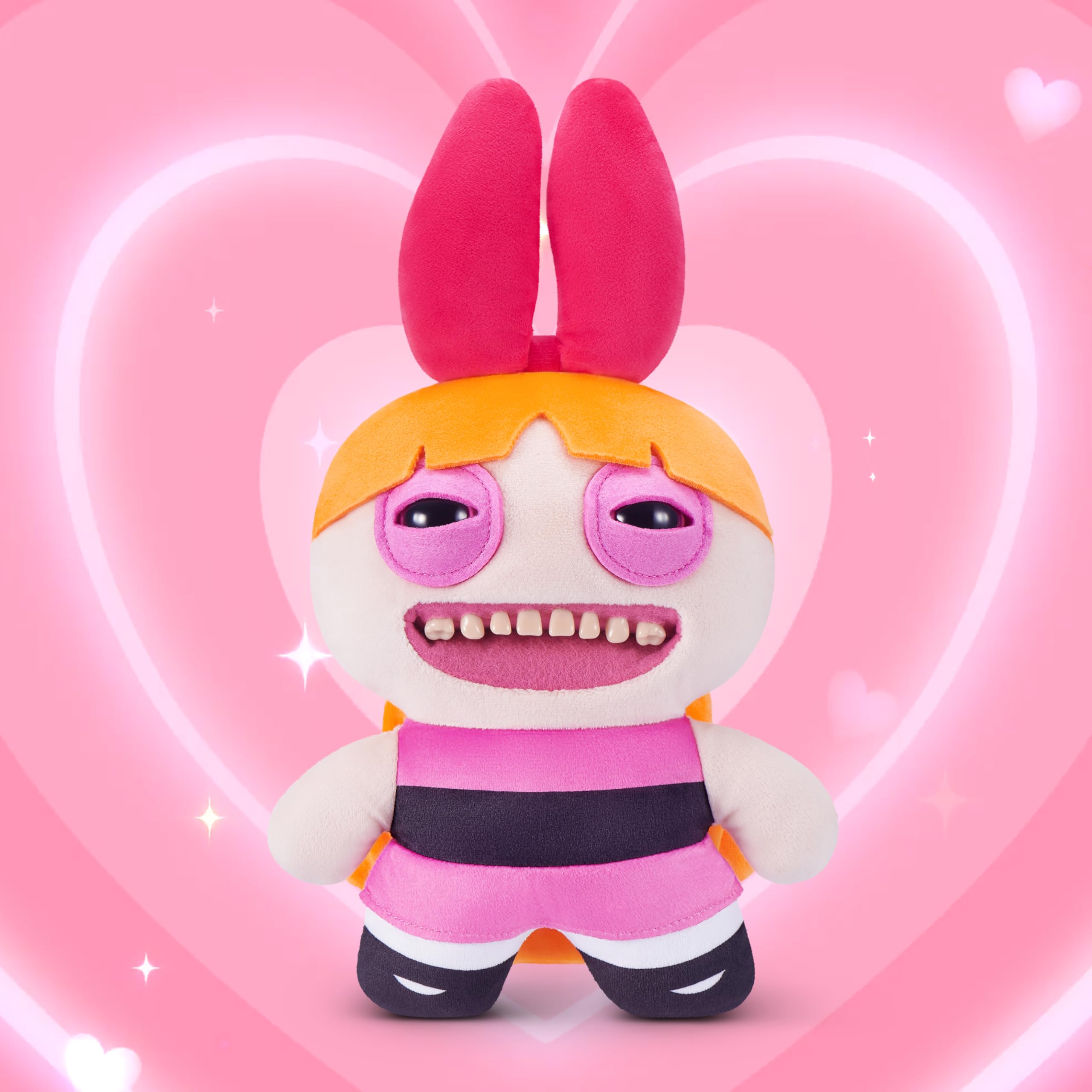 Fuggler Powerpuff Girls Blossom 9-Inch Plush Toy | Polyester | Ages 4+ | ZURU 2