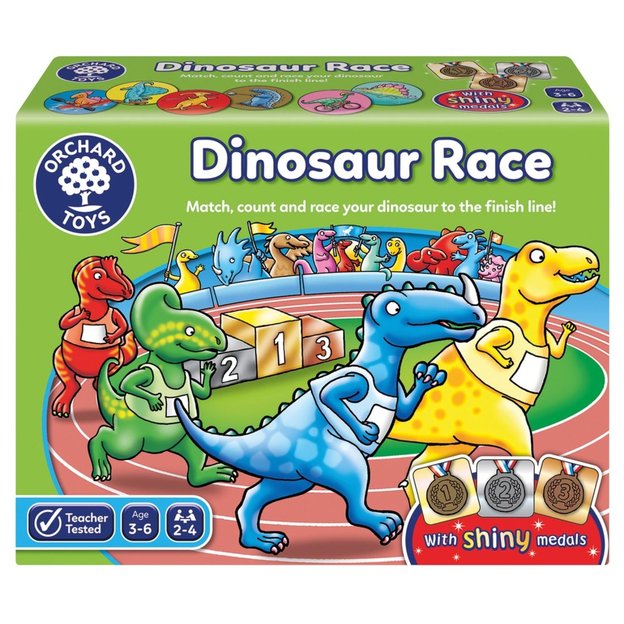 Orchard Toys Dinosaur Race Game Board Game 5