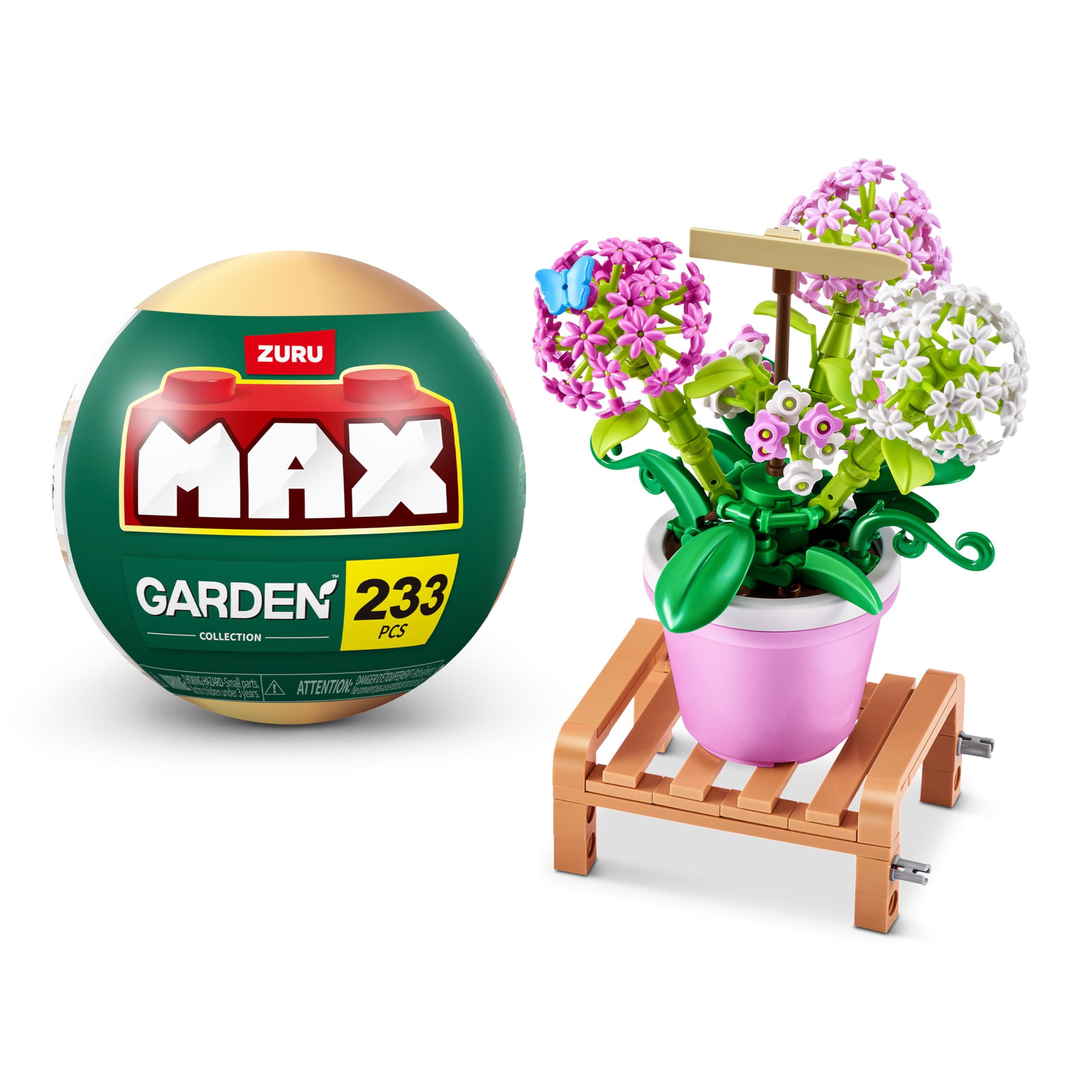 MAX Premium Garden Pot Plants Building Bricks - Hydrangea Macrophylla (1 Capsule, 3+ Years) 1