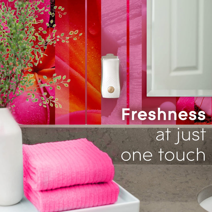 Glade Touch & Fresh Air Freshener Holder and Refill with Monoi Blossom, Elderflower & Coconut Milk