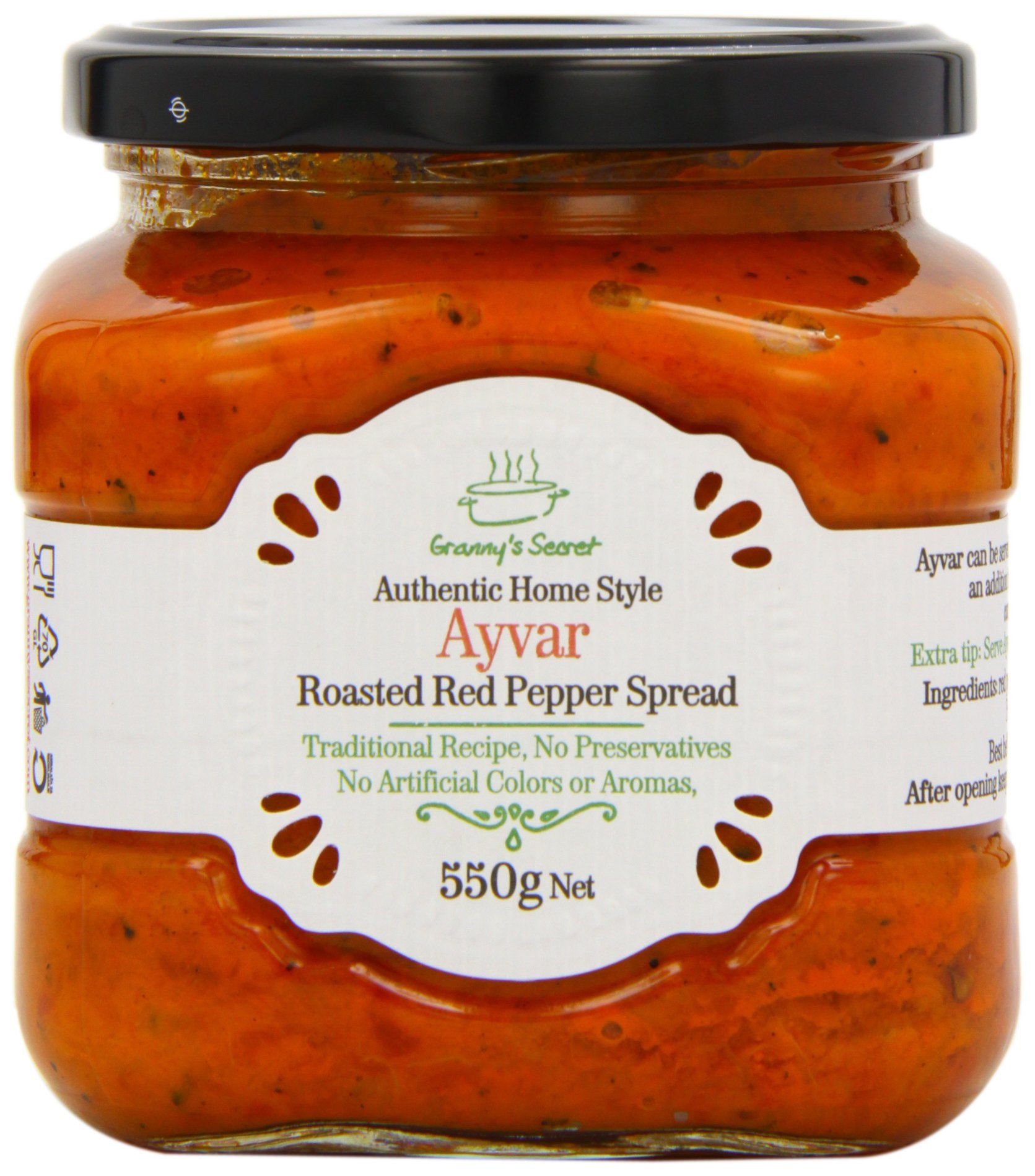 Granny's Secret - Ajvar Roasted Red Pepper Relish 550g