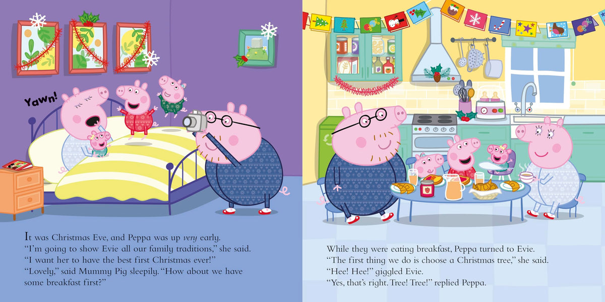Peppa Pig: Peppa’s Family Christmas - Paperback Story Book, 32 Pages, Ages 3–6