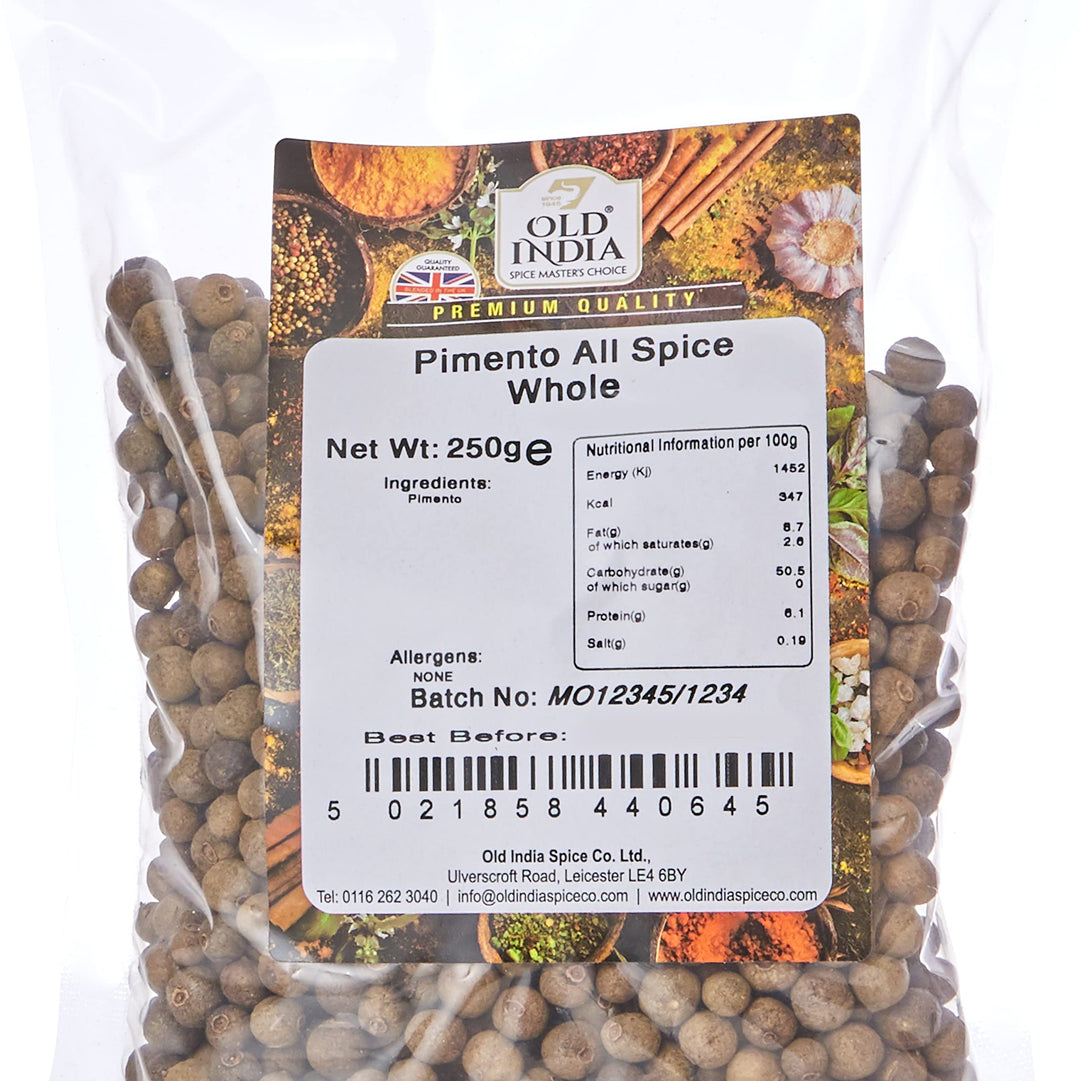 Old India Pimento Allspice Whole 250g