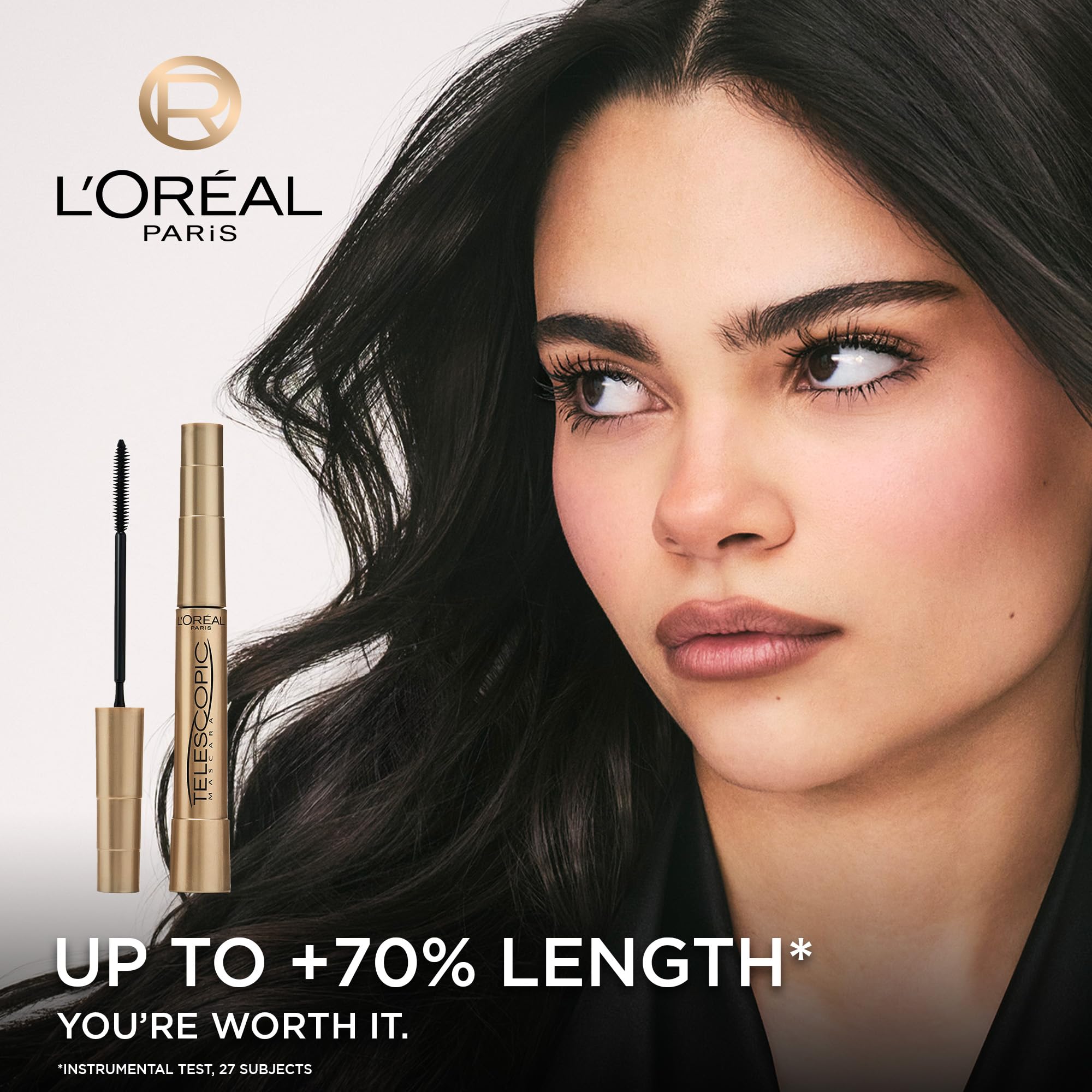 L'Oreal Paris Telescopic Mascara - Magnetic Black, Lengthening & Separating