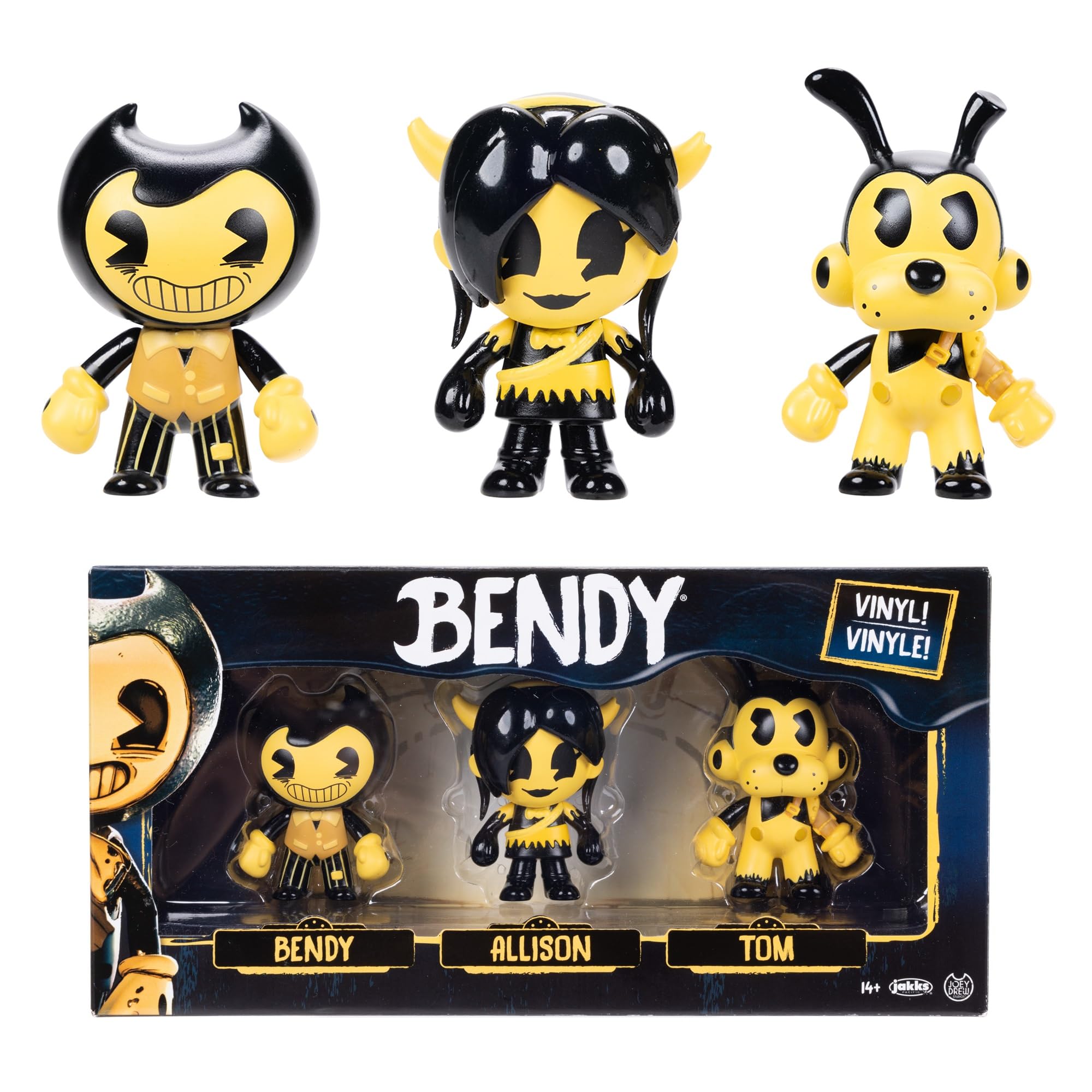 Bendy and the Ink Machine Action Figures Multipack 2.5in / 6.35cm, Officially Licensed