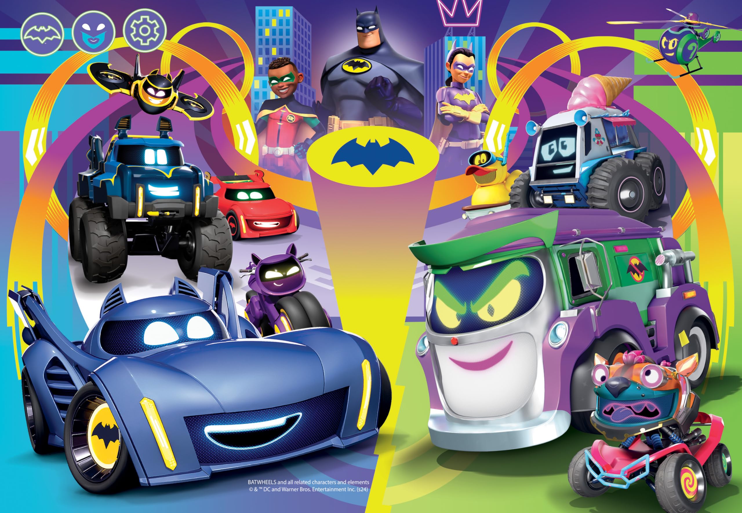 Ravensburger Batman Batwheels 2x24-Piece Jigsaw Puzzles for Kids 3 Years Up 11