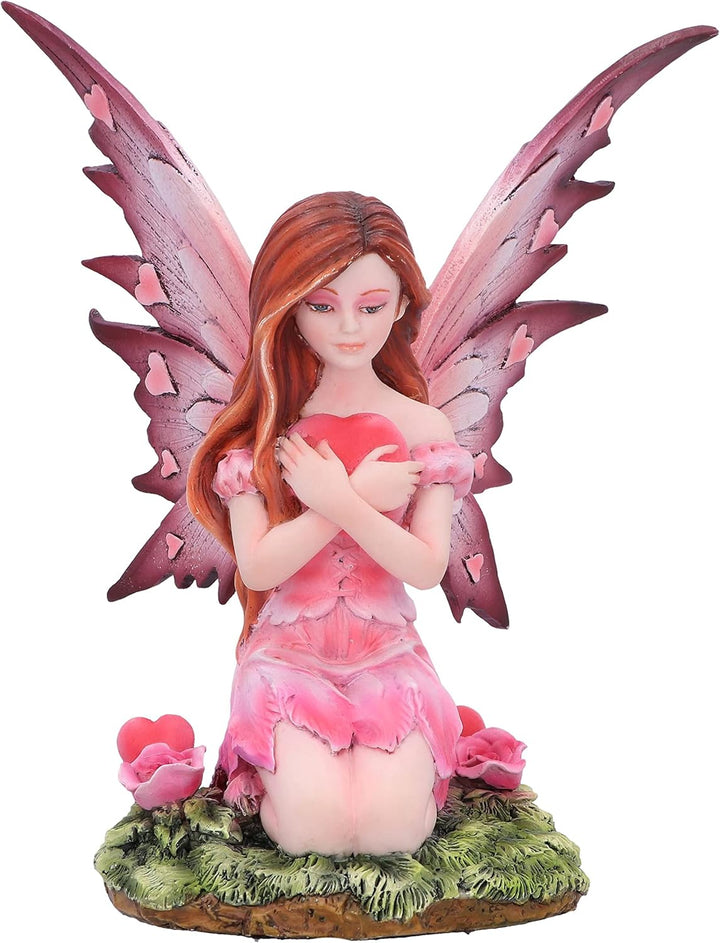 Nemesis Now Corissa Fairy Figurine - 17cm Hand-Painted Resin Gothic Fantasy Sculpture, Pink