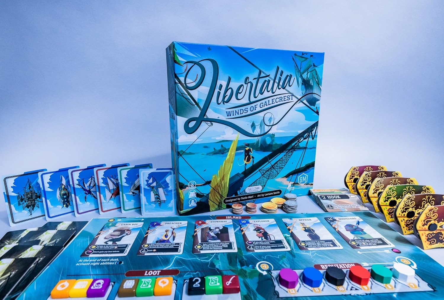 Stonemaier Games Libertalia: Winds of Galecrest Board Game 5