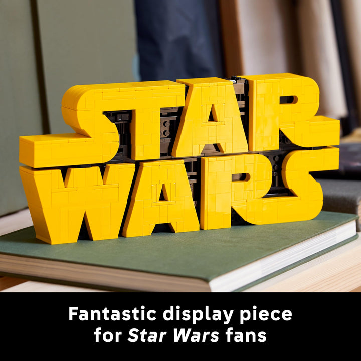 LEGO Star Wars 75407 Brick-Built Star Wars Logo - Collectible Building Set for Adults