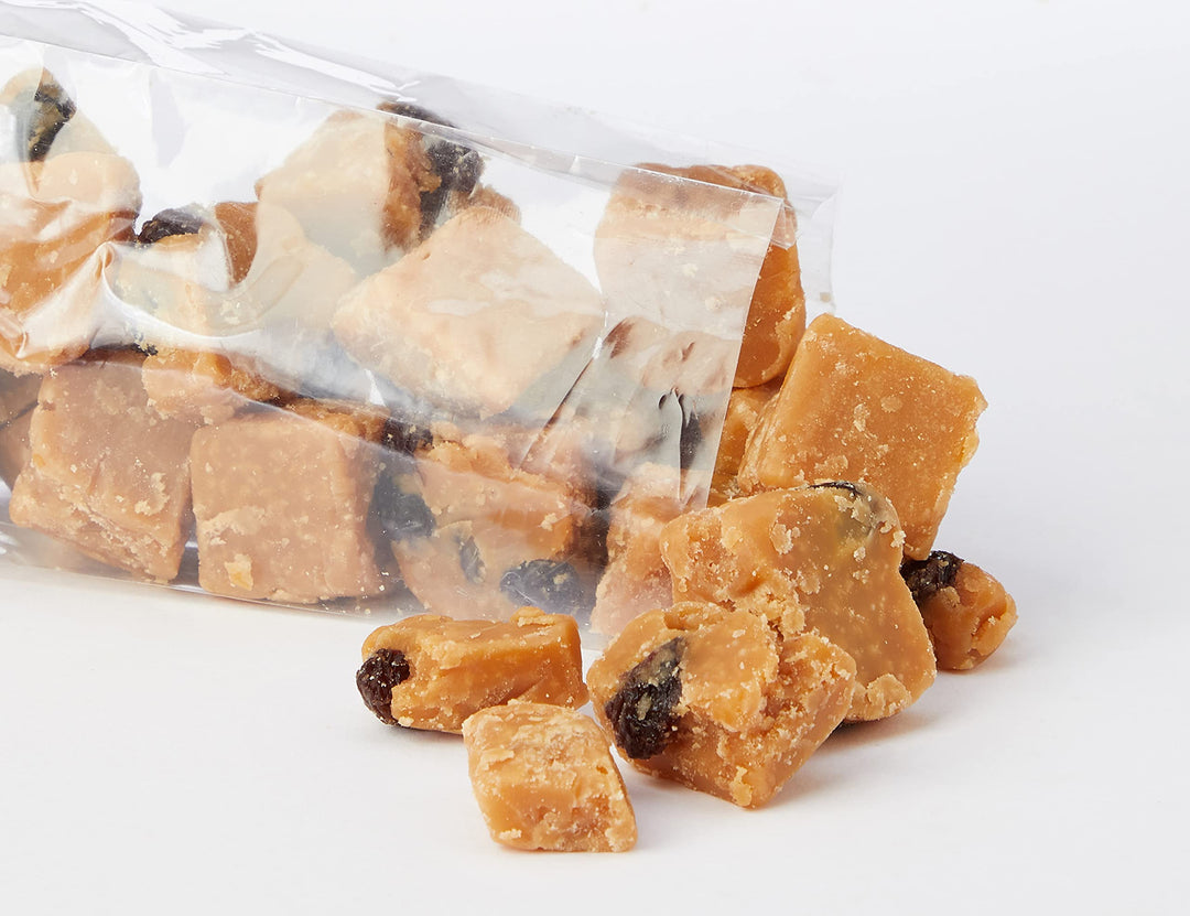 Bon Bons Gourmet Luxury Rum and Raisin Fudge - Artisanal Small Batch 150g