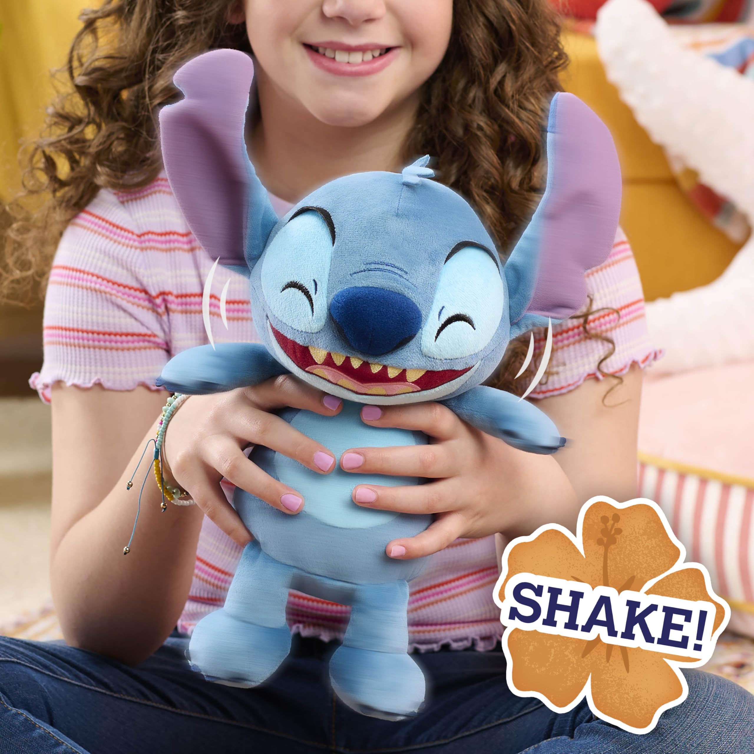 Just Play Disney Stitch Crack Me Up Stitch Interactive Plush Toy, 11 Inch, Ages 3+ 2