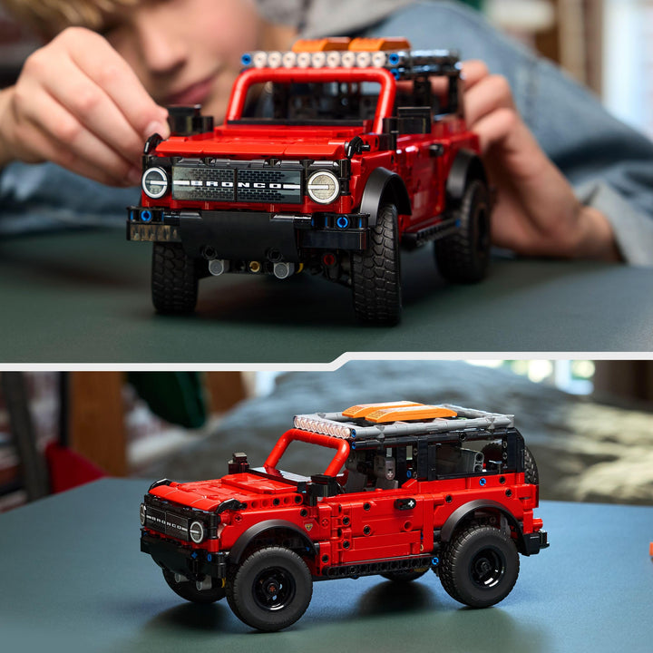 LEGO Technic Ford Bronco SUV Building Kit - Off-Road Vehicle Model with Moving Parts for Ages 9+