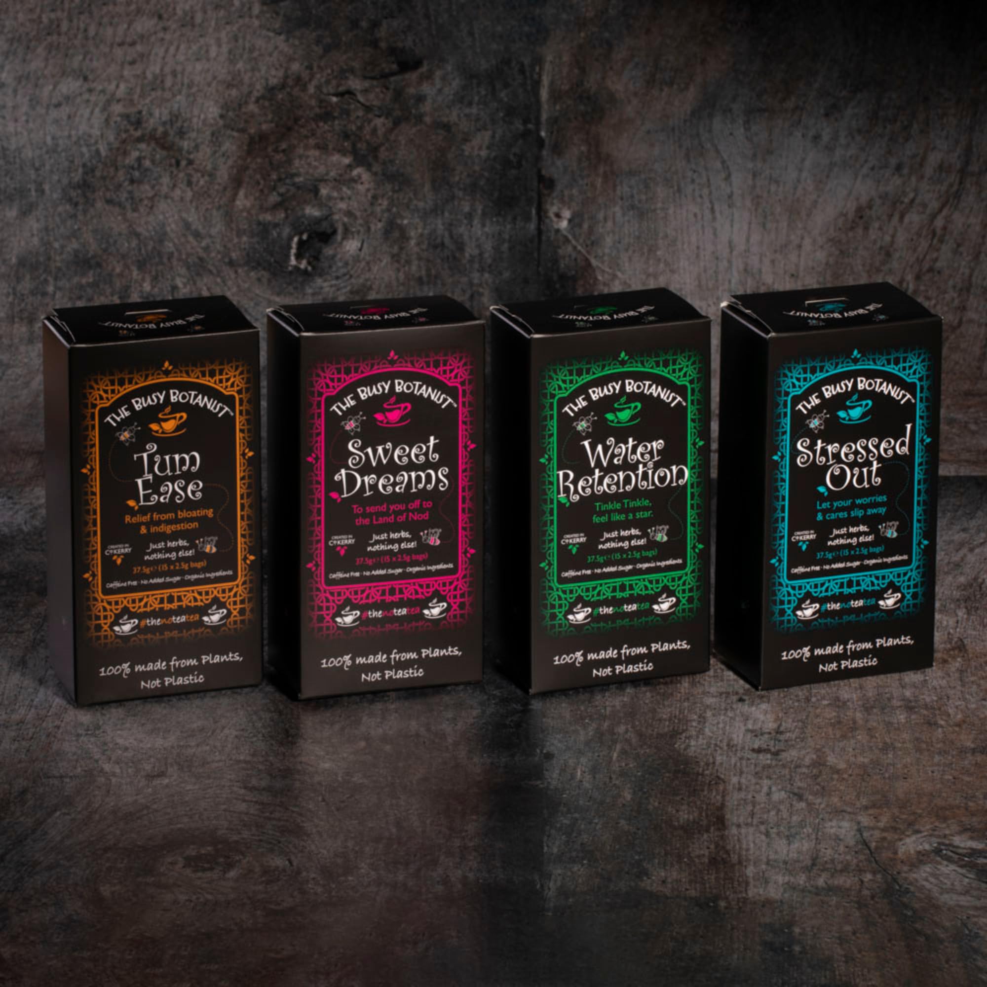 Stressed Out Herbal Tea with Valerian Root, Chamomile & Ashwagandha - 30 Caffeine Free Biodegradable Tea Bags 17