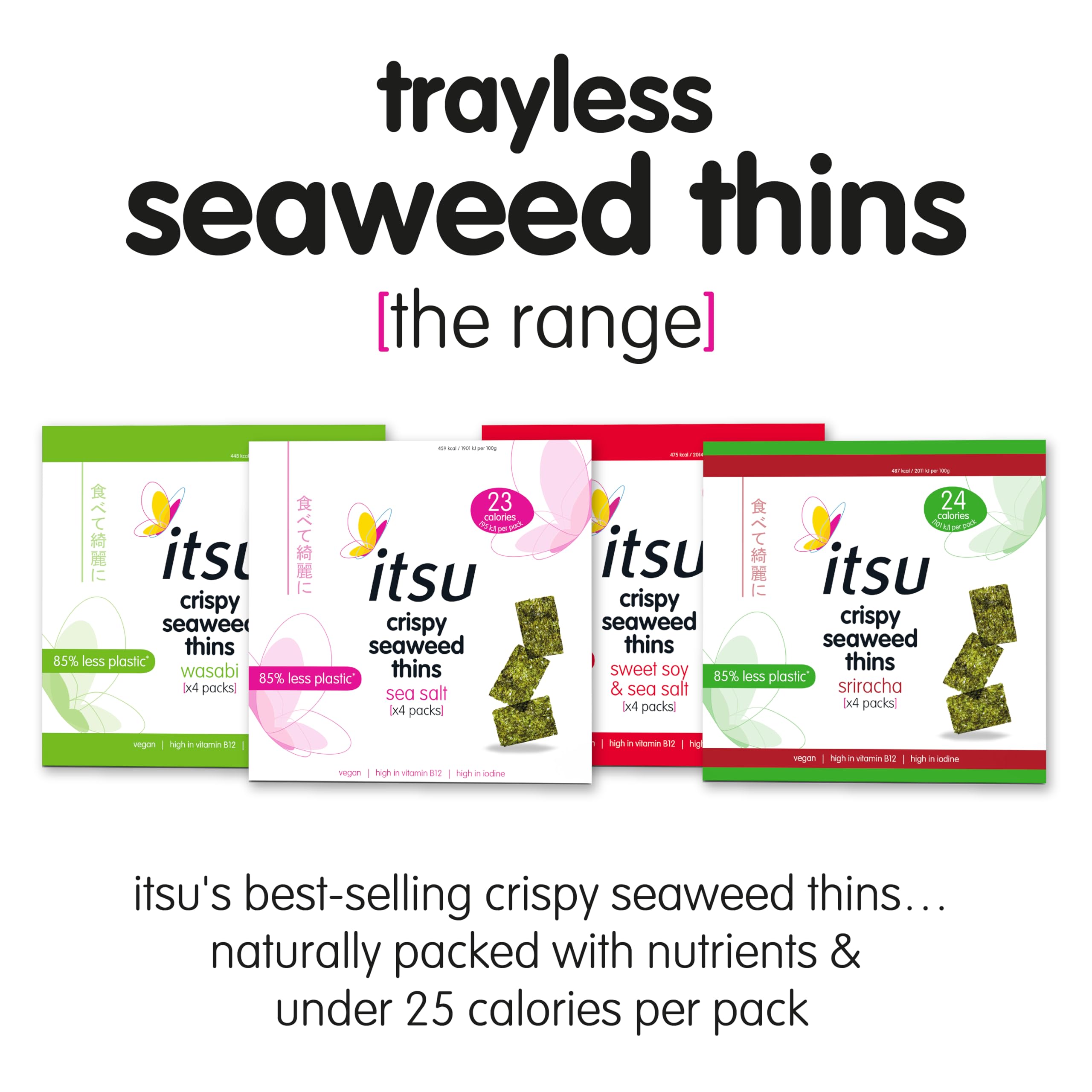 Itsu - Sweet Soy & Sea Salt Crispy Seaweed Thins 32-Pack 4