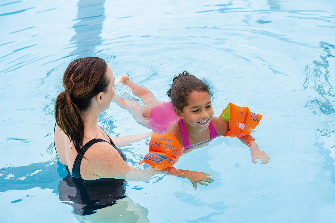 Zoggs Swimming Aid Float Arm Bands - Buoyancy Aid for Kids Ages 0-12