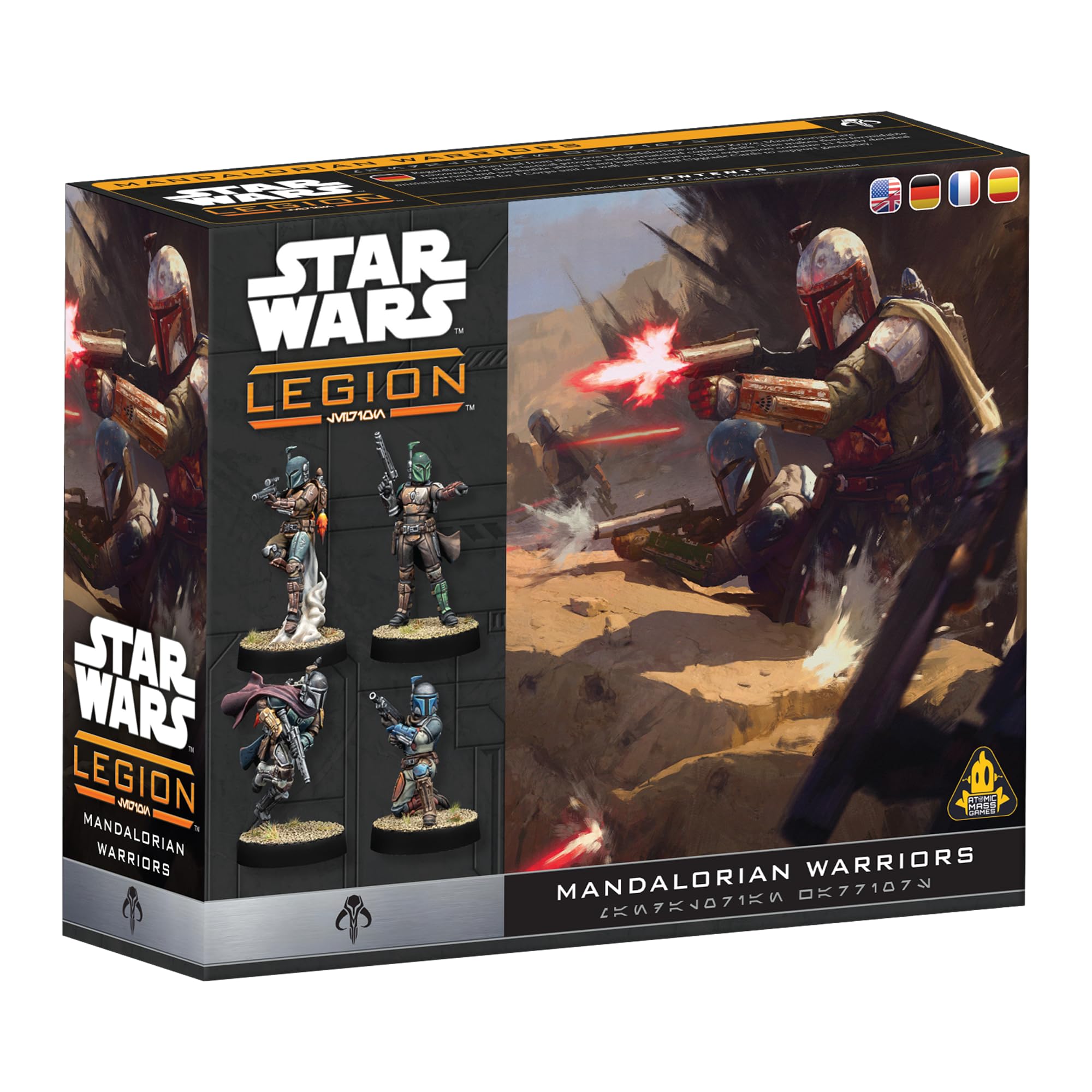 Asmodee Star Wars: Legion - Mandalorian Warriors Expansion | 2 Players, Ages 14+, 120-180 Min