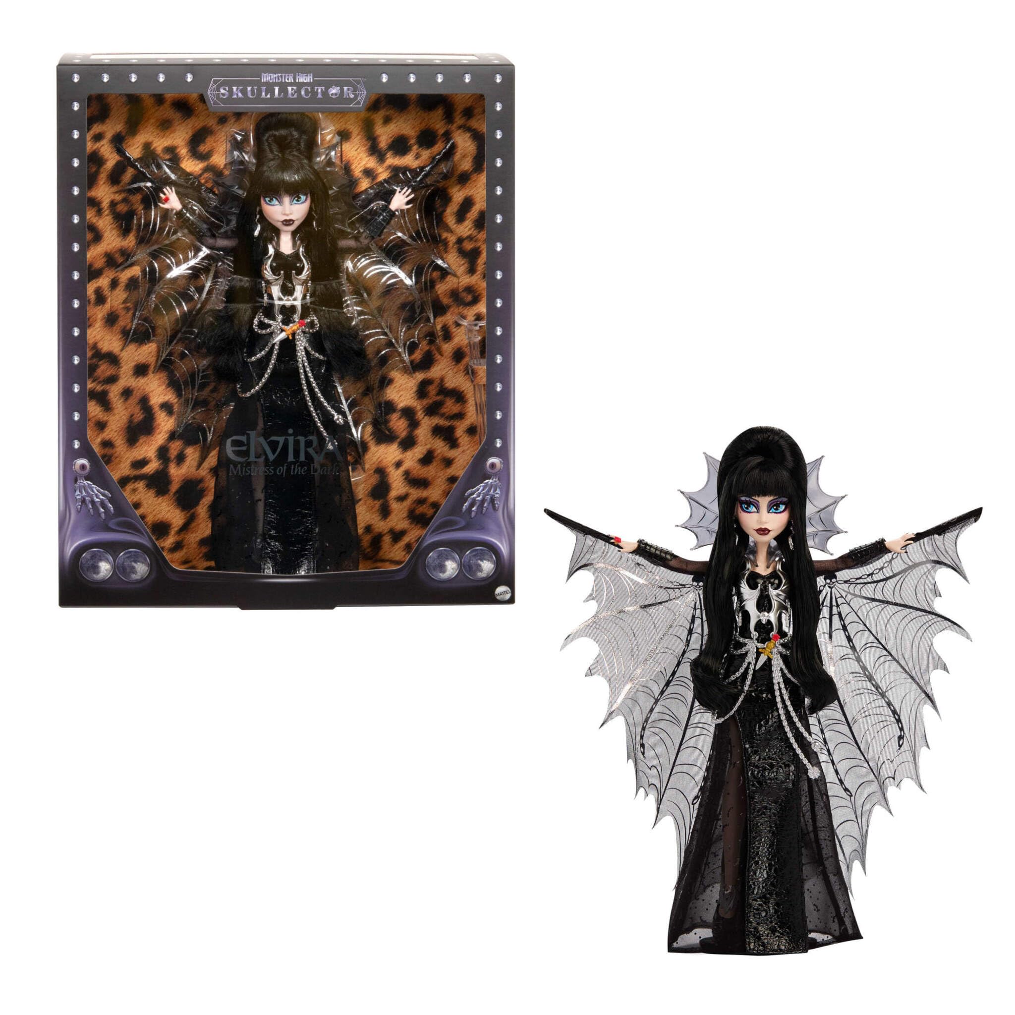 Monster High Elvira, Mistress of the Dark Collectible Doll | 11.4173 in | HYV99