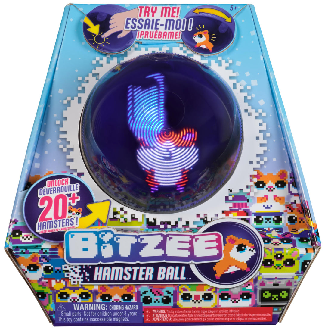 Bitzee, Hamster Ball Interactive Toy, Rolls and Reacts to Touch, Digital Pe