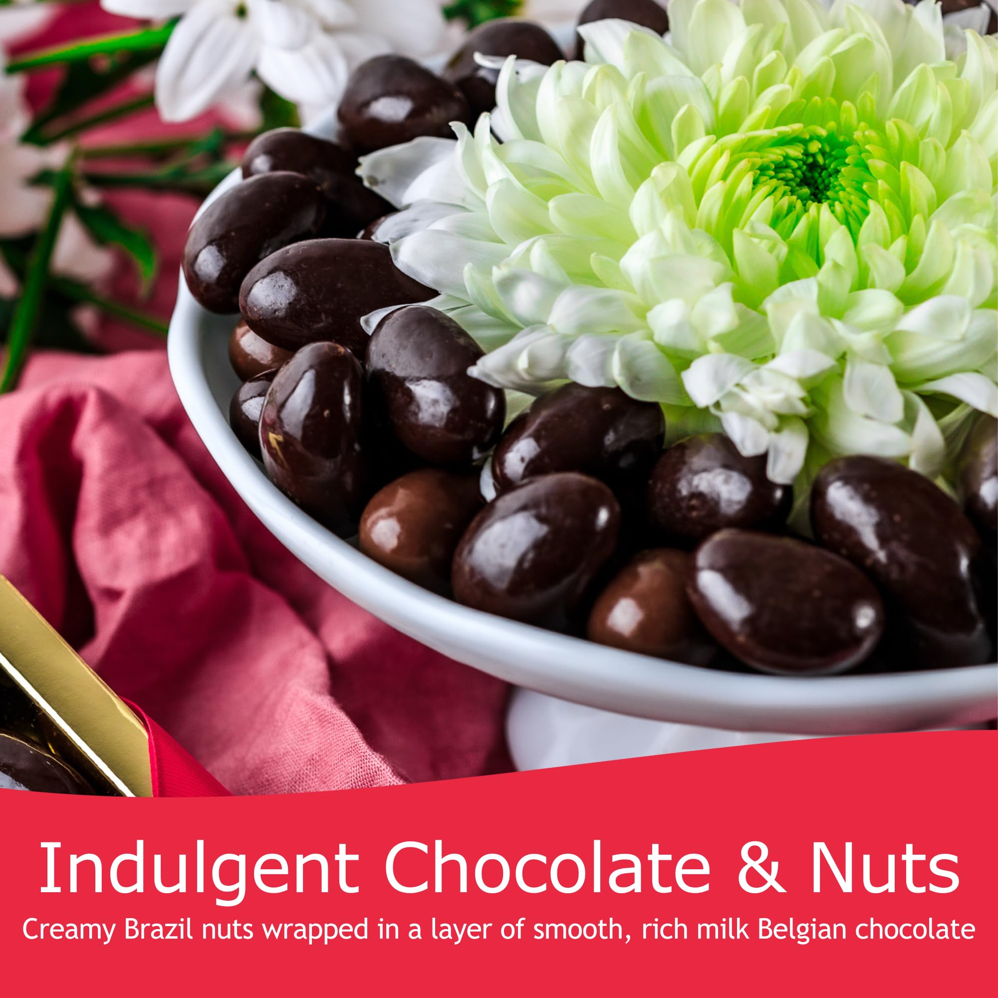 Rita Farhi Milk Chocolate Coated Brazil Nuts Luxury Gift Jar 740g 3