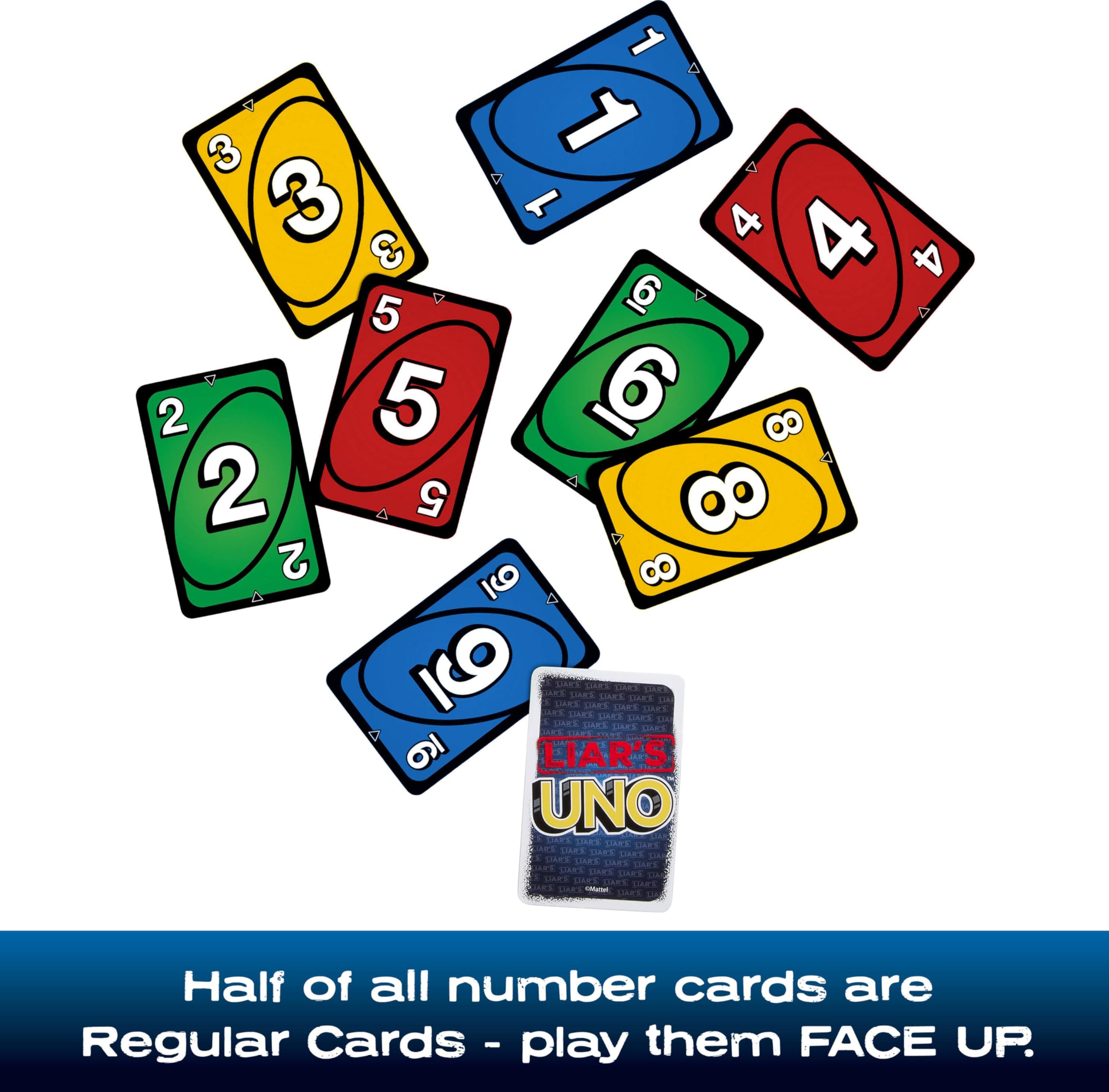 Mattel Games Liar's UNO Card Game in Travel Tin 4