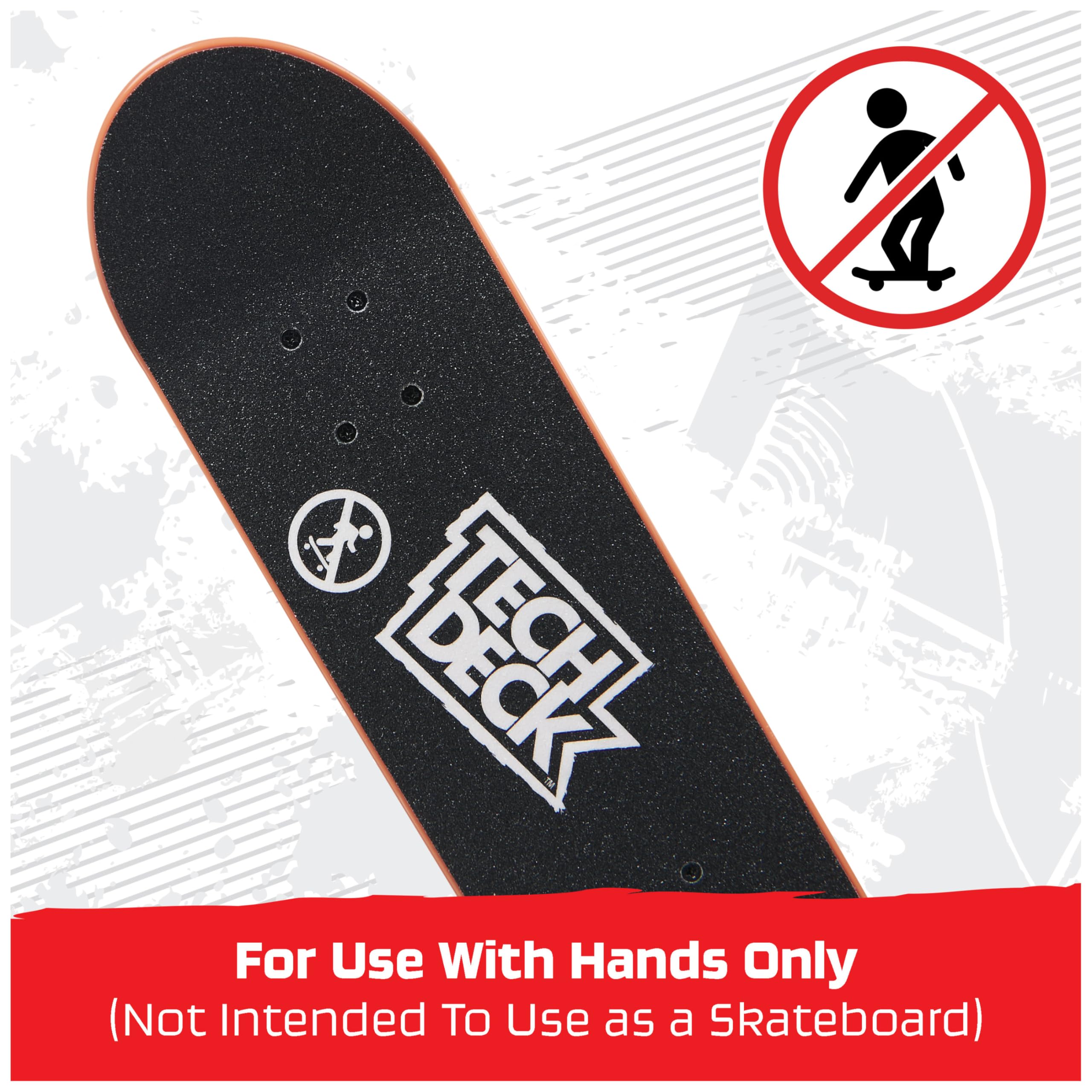 Tech Deck Finesse X Sonic Handboard - 9x Size Mini Skateboard | Die-Cast Trucks | Age 6+ 7