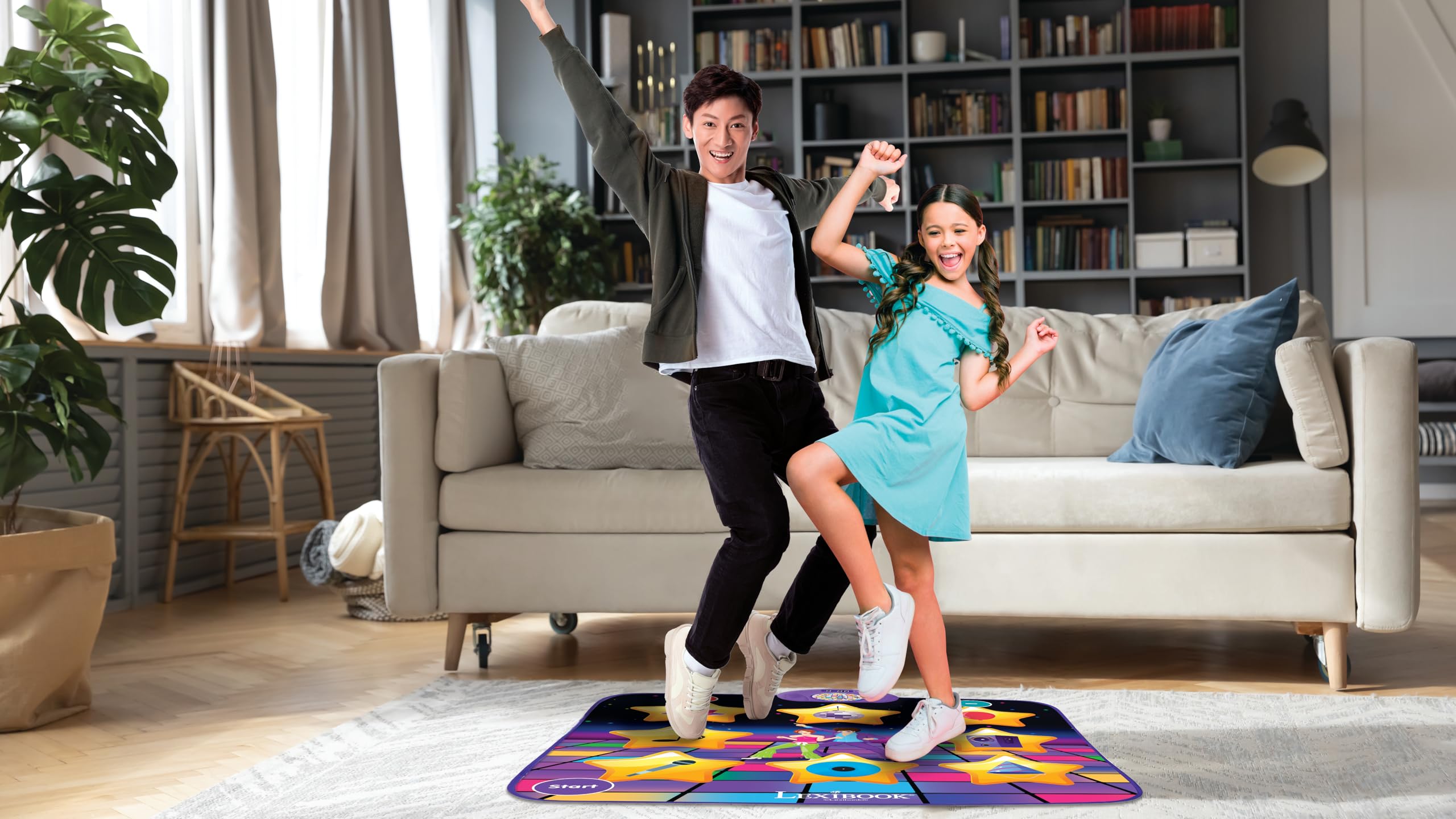 LEXIBOOK Electronic Dance Floor Mat - Illuminated Keys, Bluetooth Speaker, 6 Game Modes 12