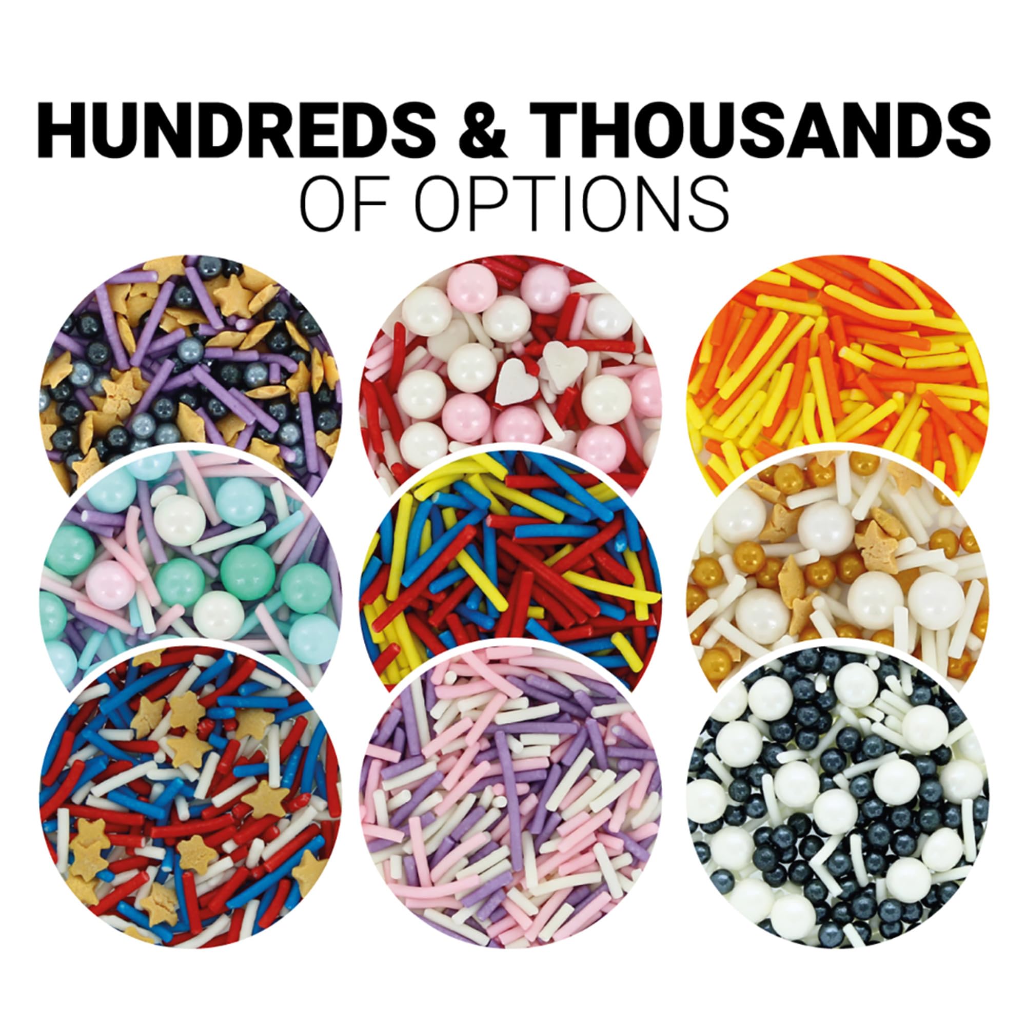 Culpitt Select Edible Gold Stars - Cake Sprinkle Decorations 500g 14