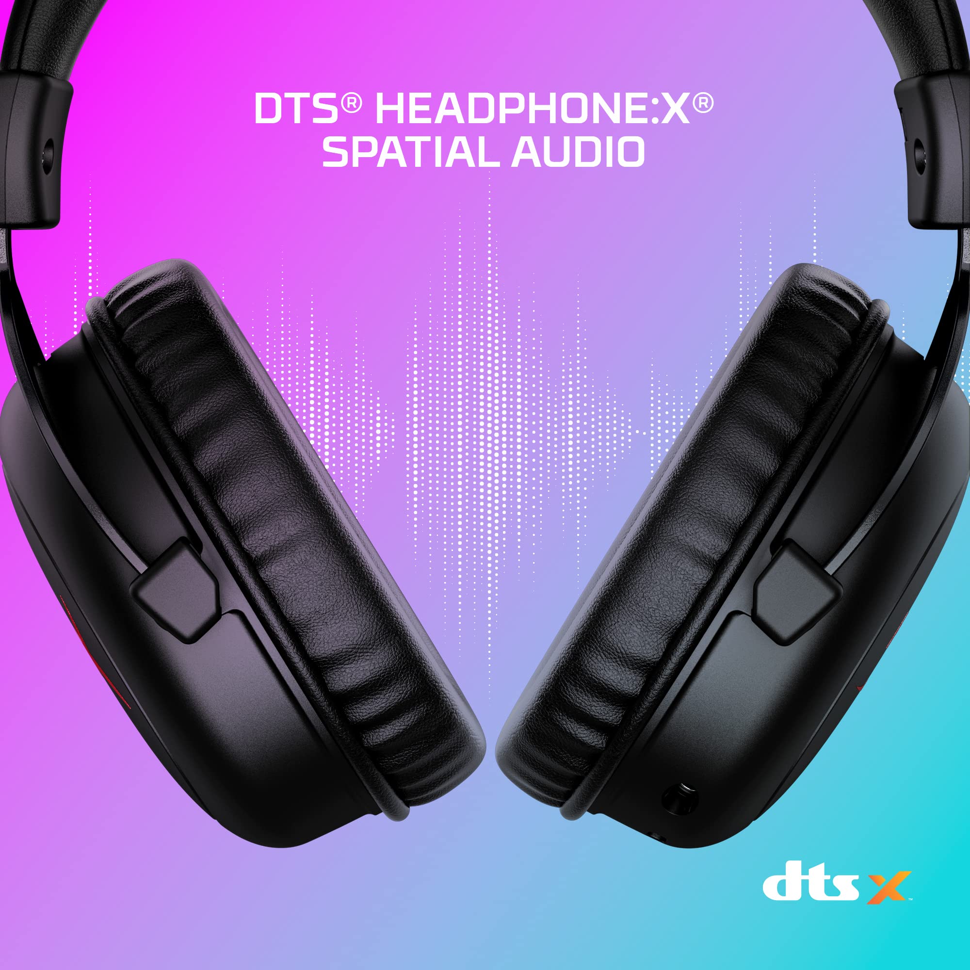 HyperX Cloud II Core Wireless - Gaming Headset for PC with DTS Headphone:X Spatial Audio 6