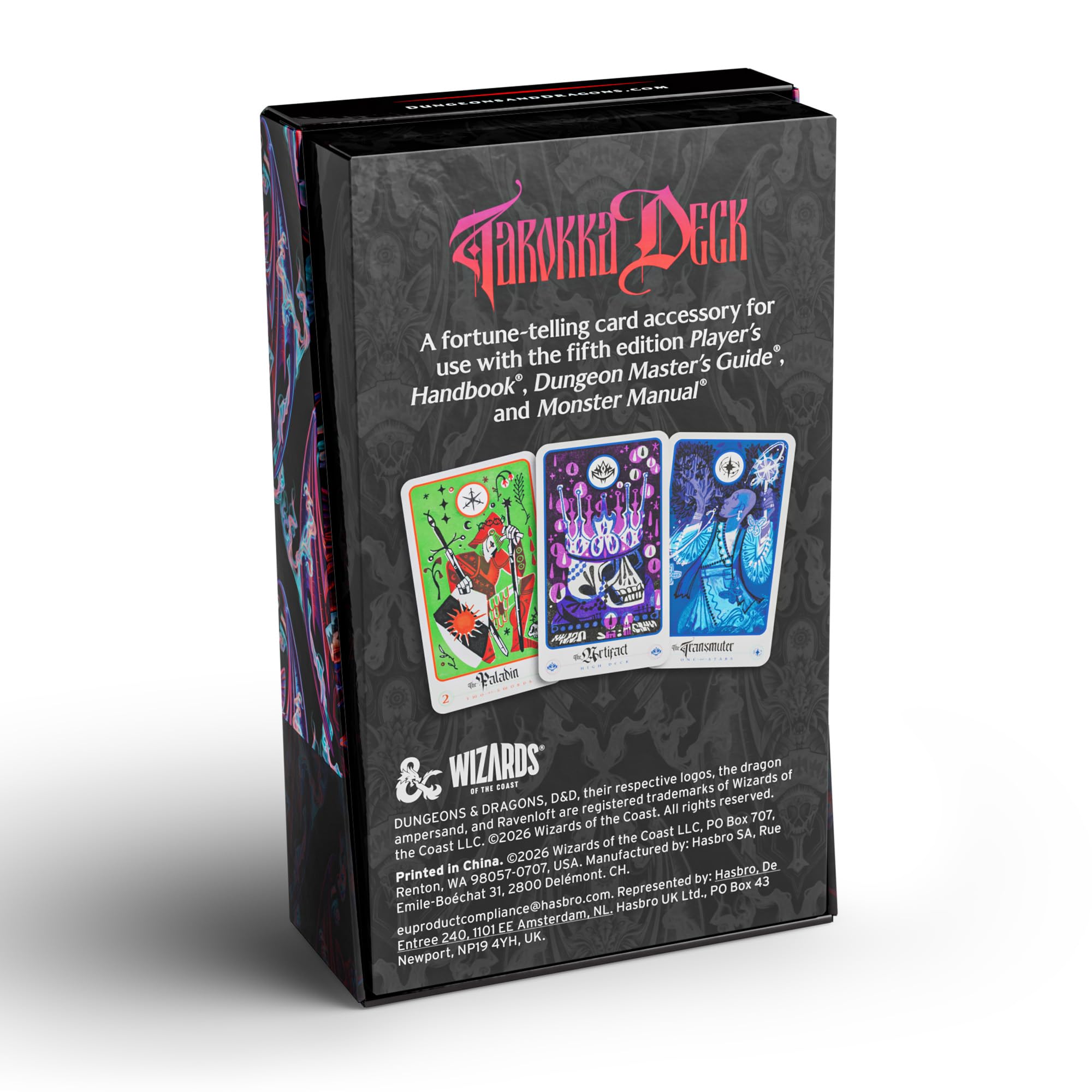 Dungeons & Dragons Ravenloft: The Horrors Within Tarokka Deck | 54 Cards | Unisex Adult