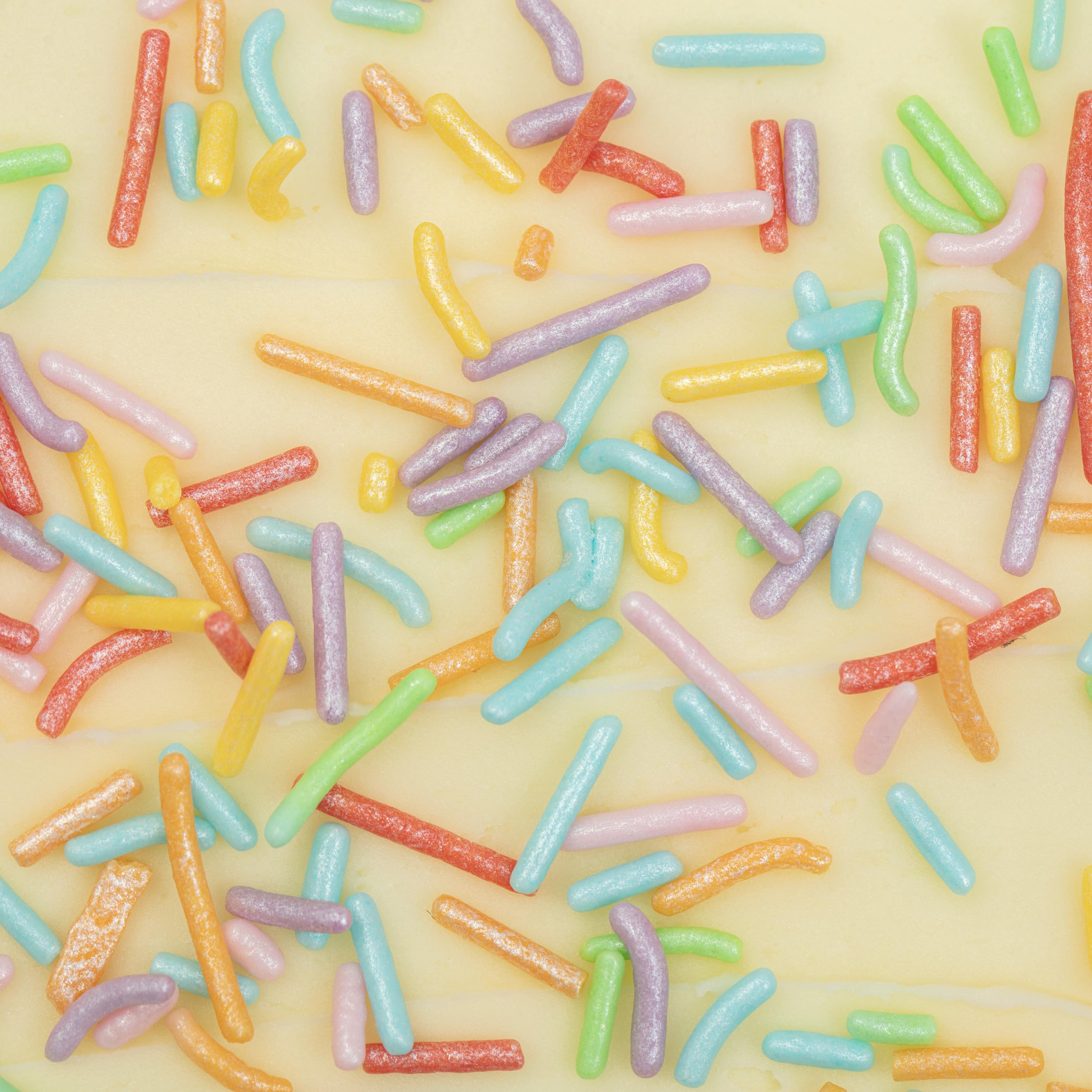 PME Cake Sprinkle Strands - Pastel Rainbow Edible Sugar Decorations | 75g 4