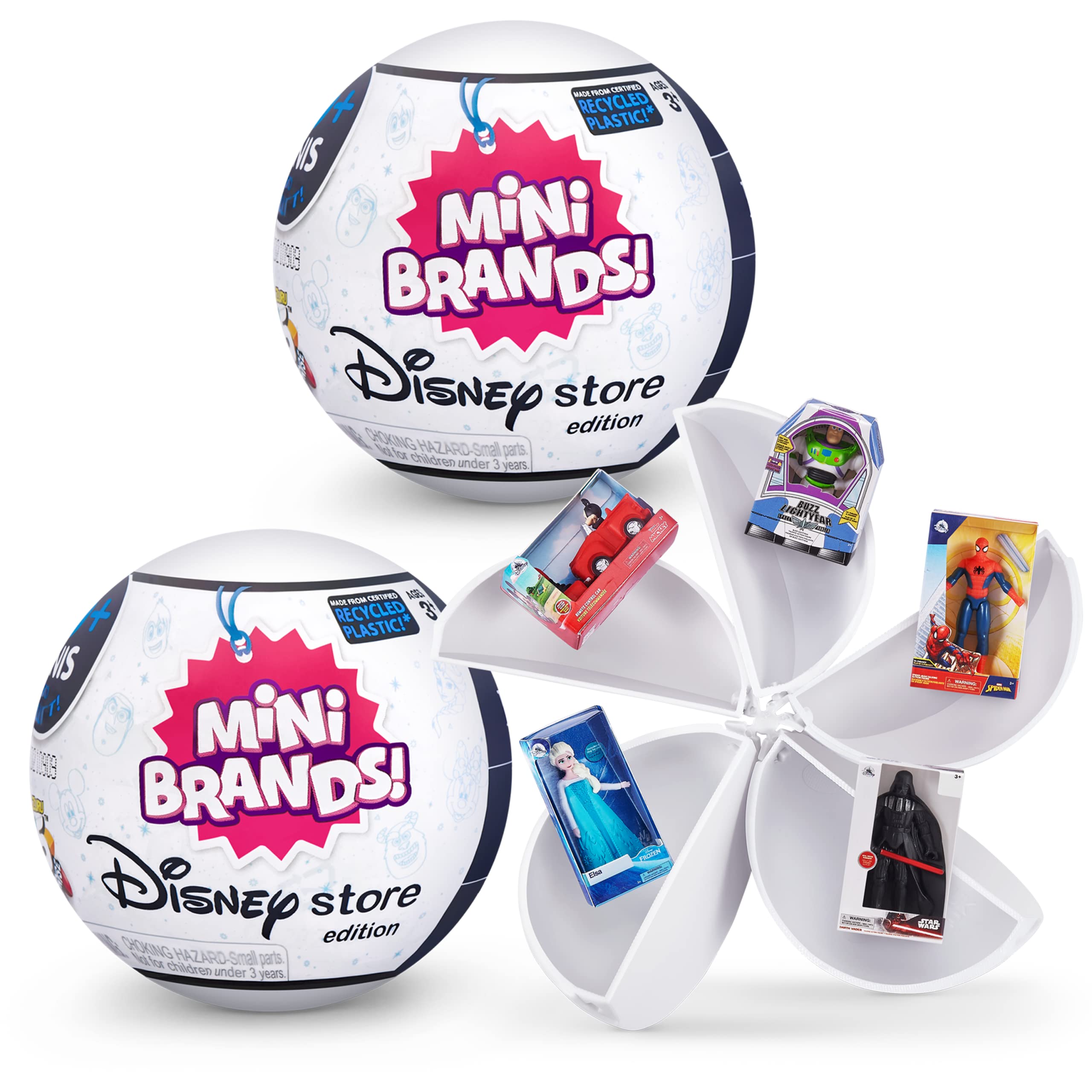 Mini Brands Disney Store Series 1 - Mystery Miniature Figures (2 Capsules)