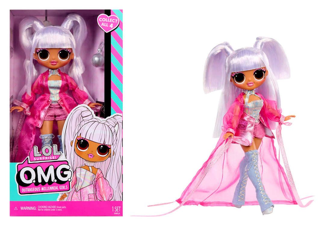 L.O.L. Surprise! OMG Doll - Kitty K - Fashion Doll with Outfit, Rooted Hair & Unique Style