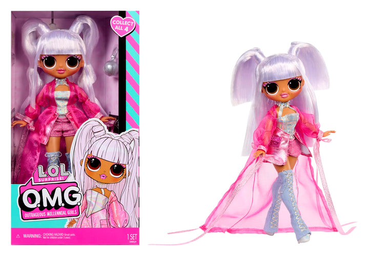 L.O.L. Surprise! OMG Doll - Kitty K - Fashion Doll with Outfit, Rooted Hair & Unique Style