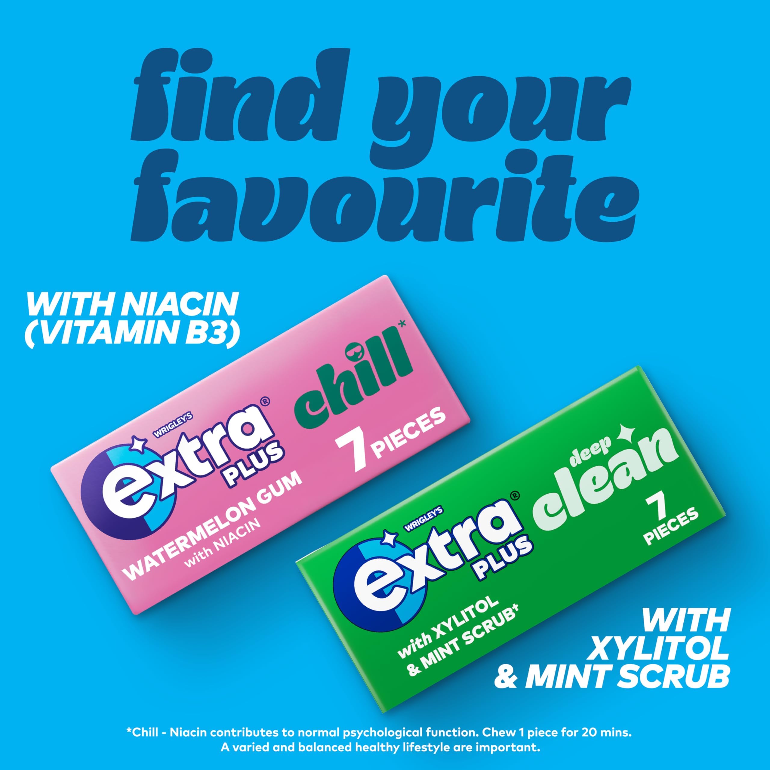 Wrigley's Extra Plus Hydro Spearmint Sugar Free Chewing Gum - Bulk Case 16 Packs (112 Pieces) 8
