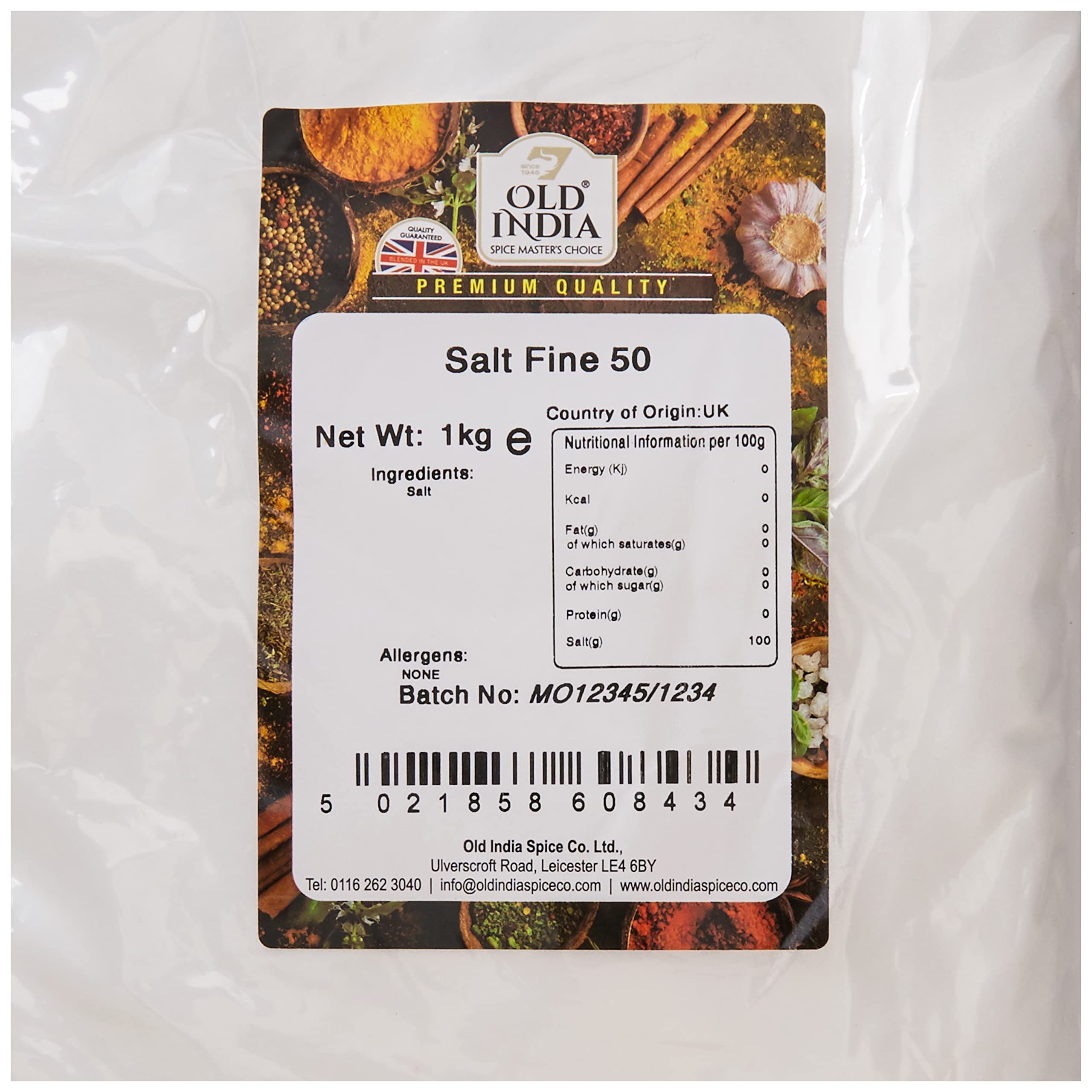 Old India Fine Salt - 100% Natural & Additive Free | 1 kg Pack 2